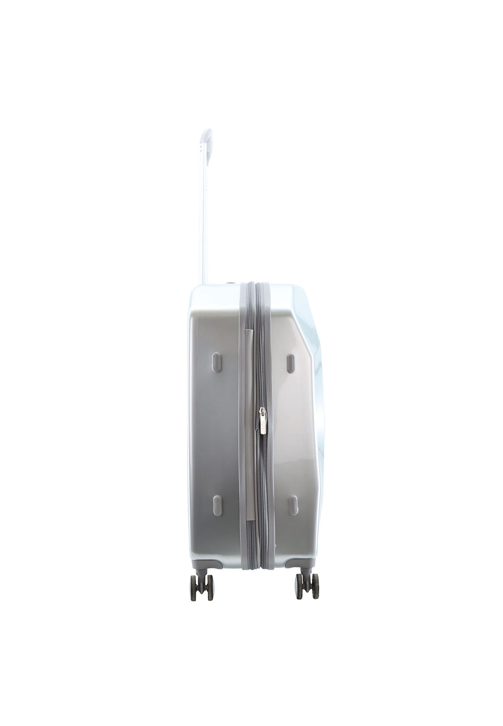 ELLE - Diamond Hartschalenkoffer / Trolley / Reisekoffer - 67 cm - (Medium) - Silber