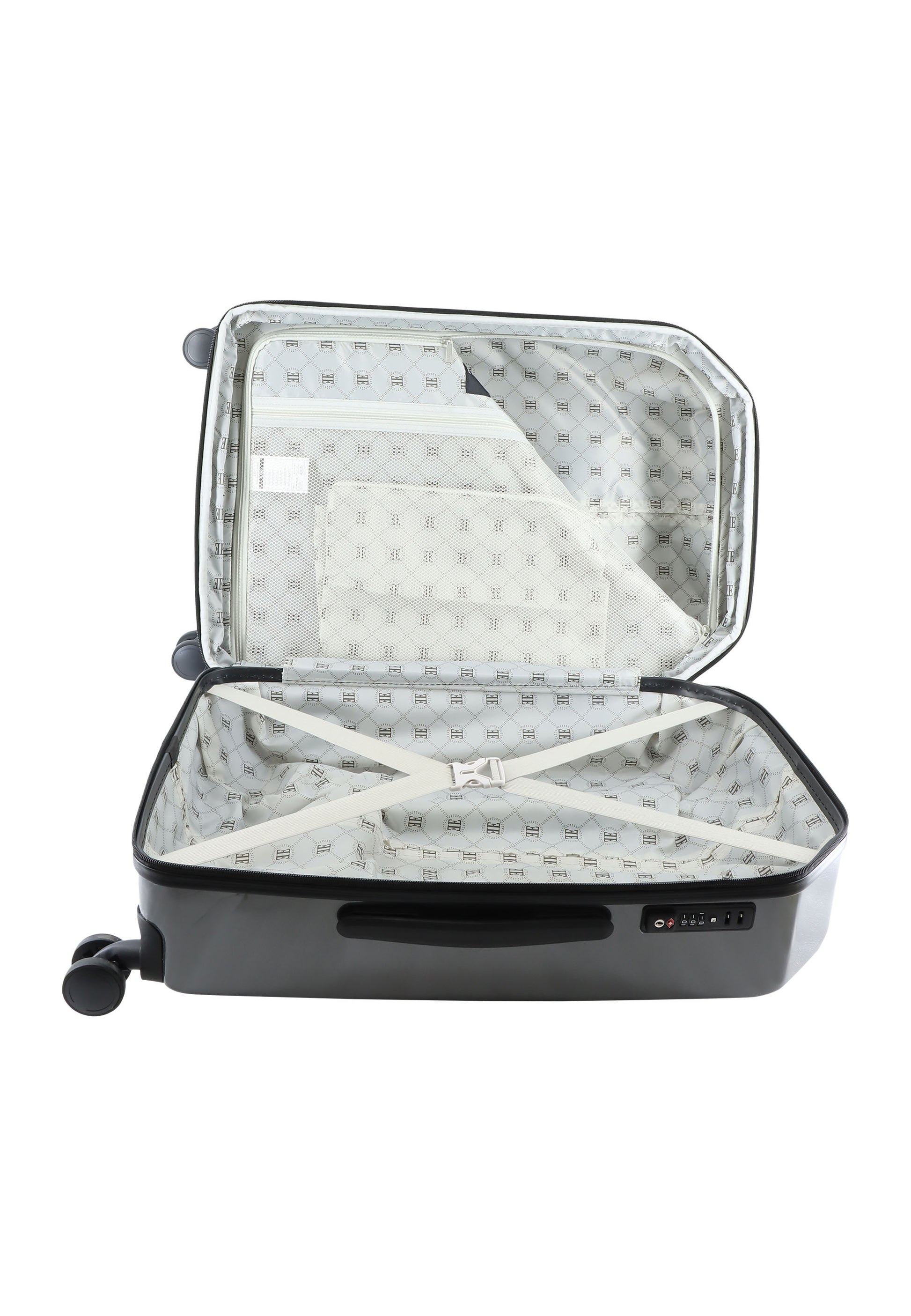 ELLE - Diamond Hartschalenkoffer / Trolley / Reisekoffer - 67 cm - (Medium) - Anthrazit