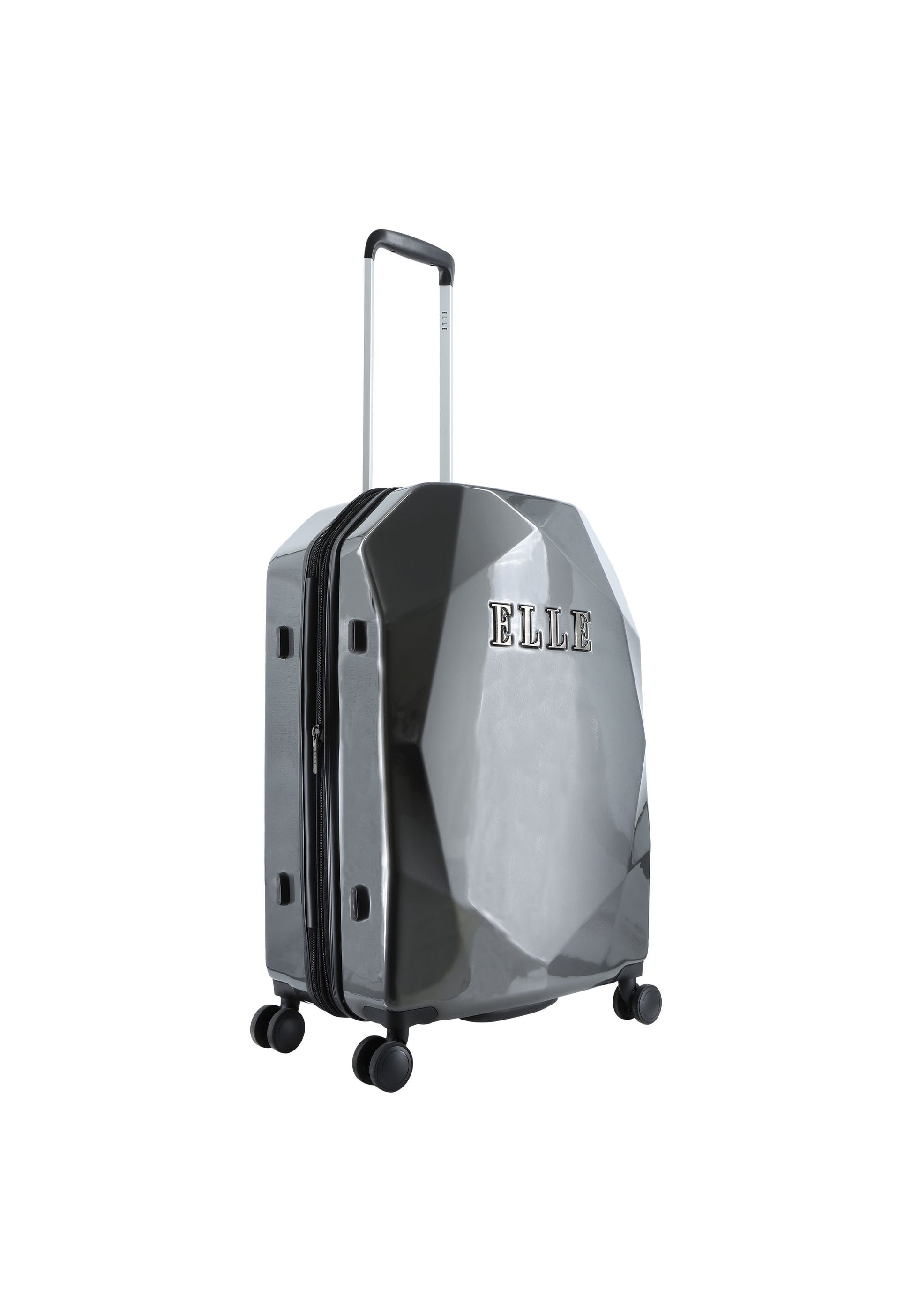 ELLE - Diamond Hartschalenkoffer / Trolley / Reisekoffer - 67 cm - (Medium) - Anthrazit
