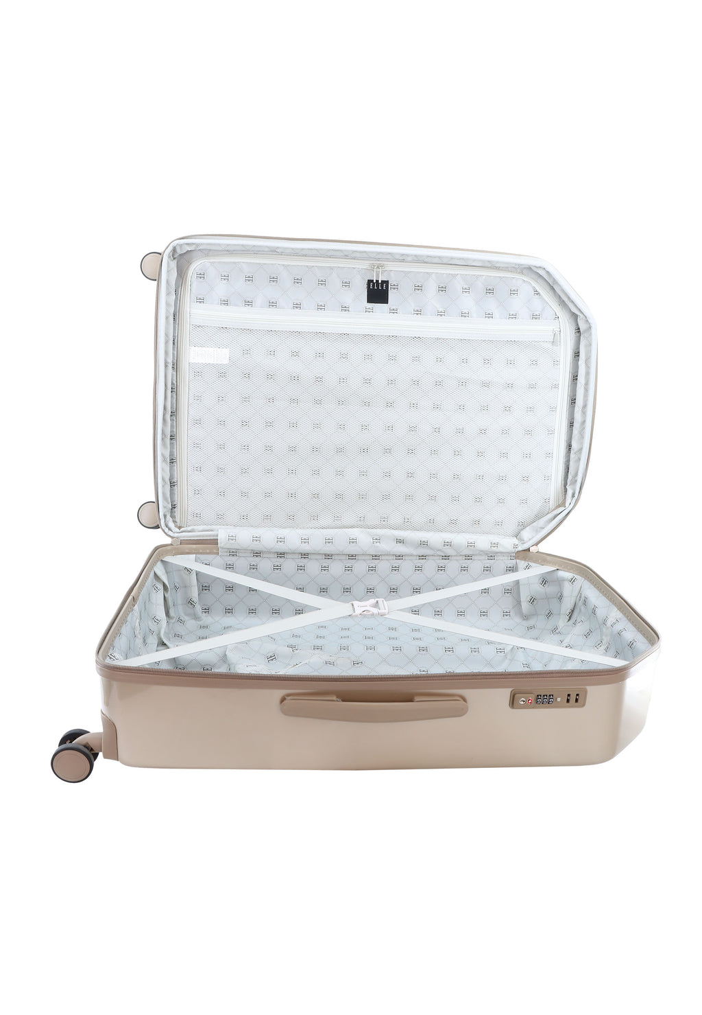ELLE - Diamond Hartschalenkoffer / Trolley / Reisekoffer - 76,5 cm - (Large) - Gold