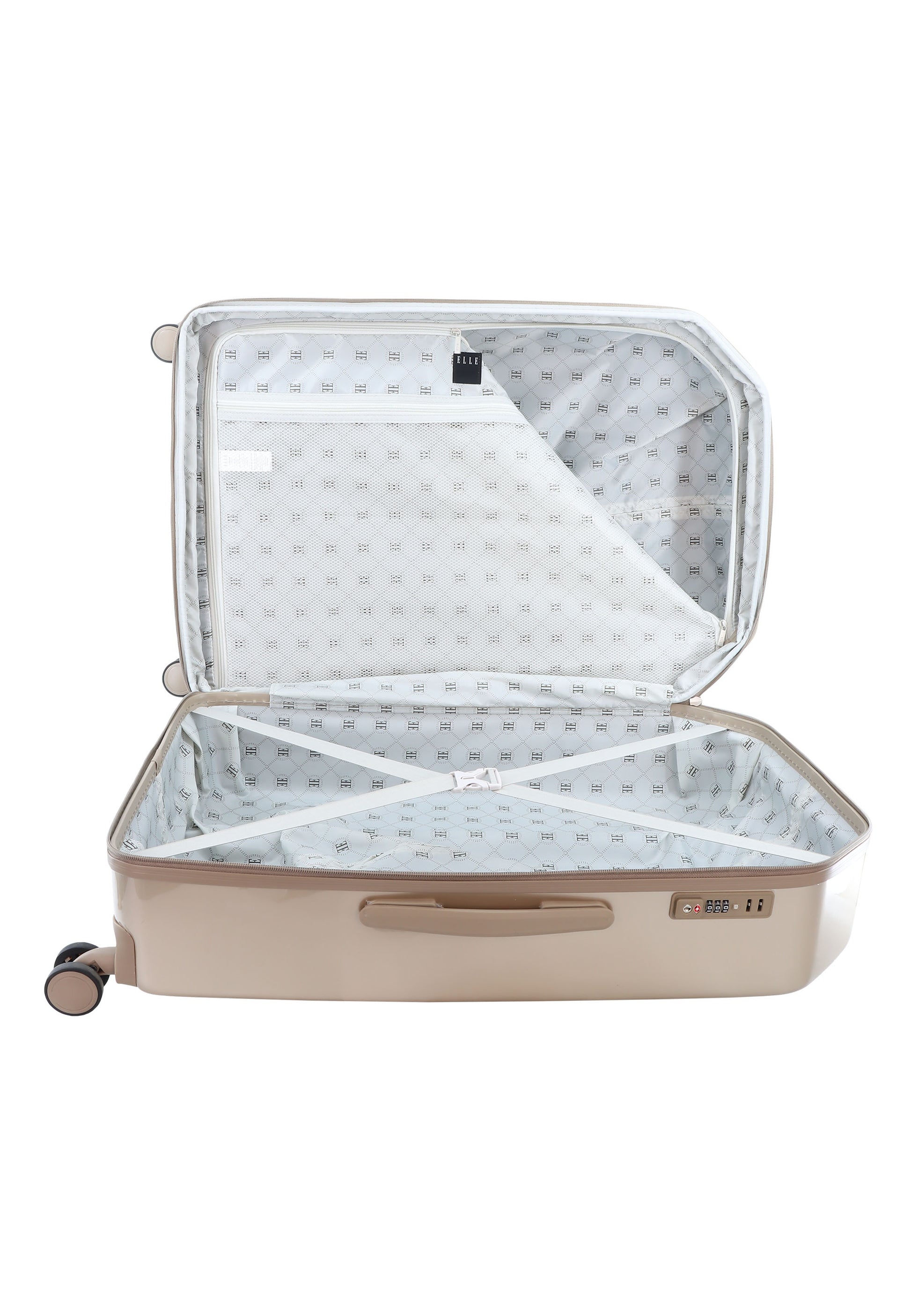ELLE - Diamond Hartschalenkoffer / Trolley / Reisekoffer - 76,5 cm - (Large) - Gold