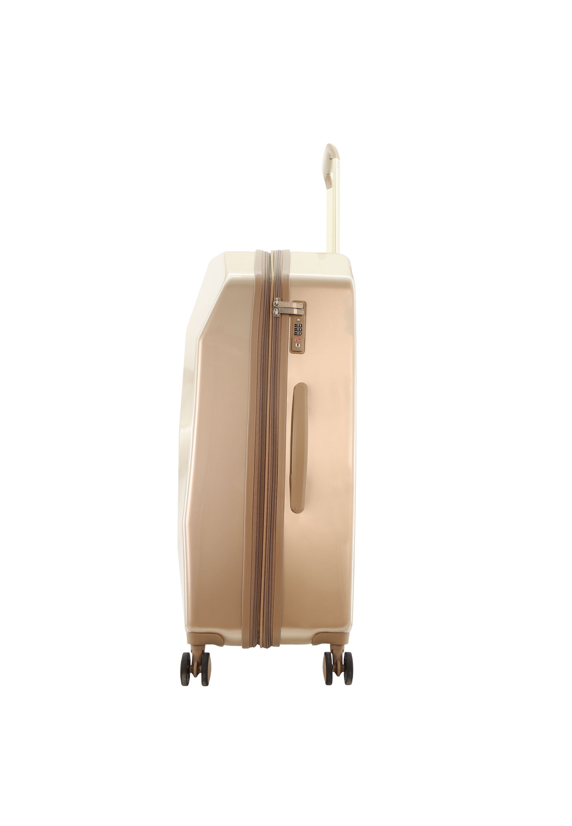 ELLE - Diamond Hartschalenkoffer / Trolley / Reisekoffer - 76,5 cm - (Large) - Gold