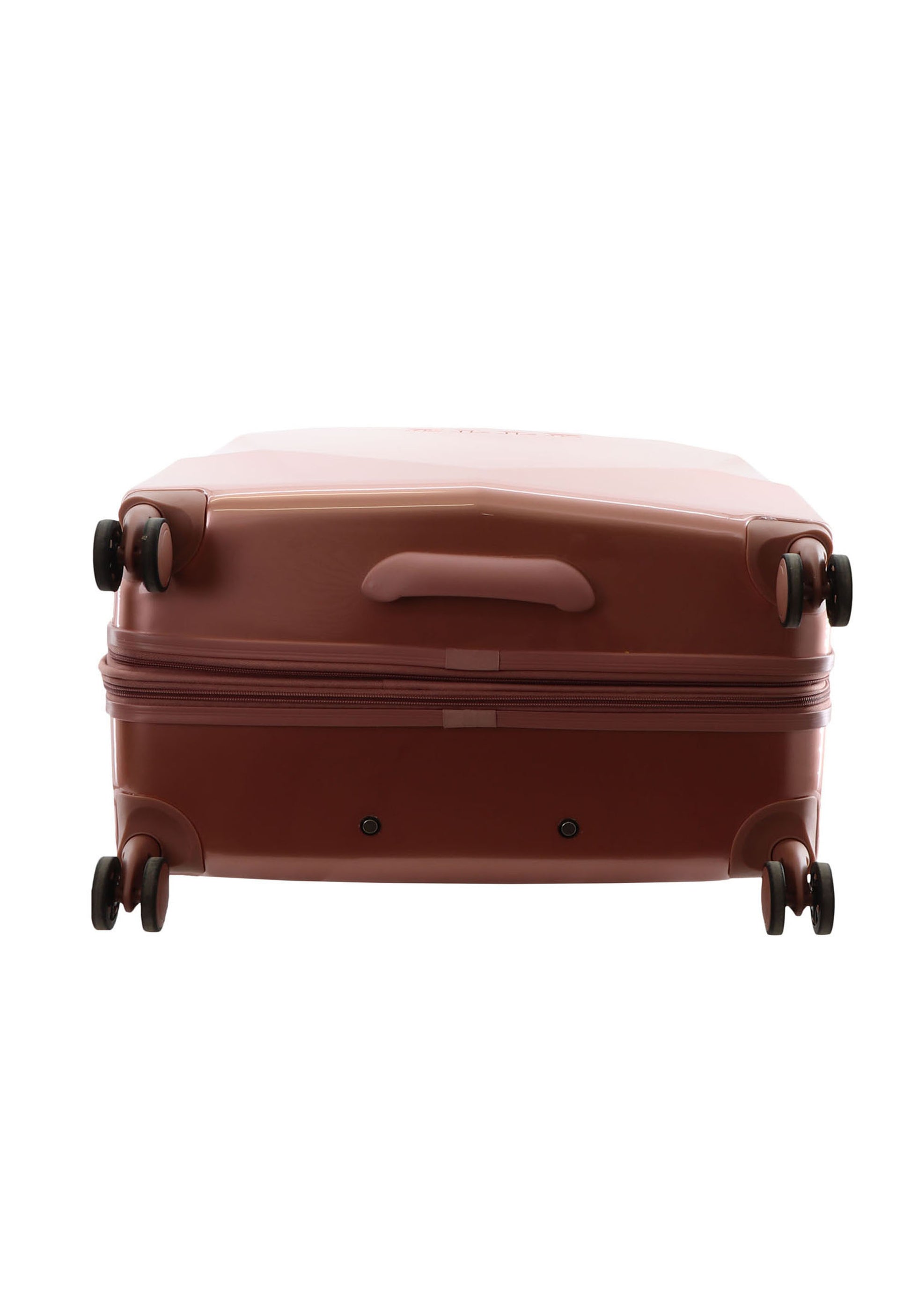ELLE - Diamond Hartschalen-Kofferset / Trolley-Set / Reisekofferset - (S/M/L) - Roségold
