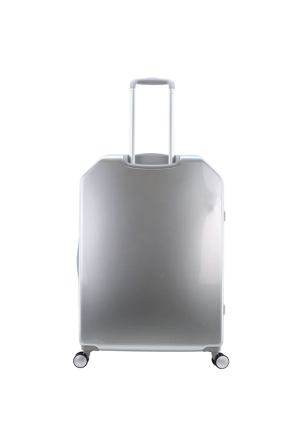 ELLE - Diamond Hartschalen-Kofferset / Trolley-Set / Reisekofferset - (S/M/L) - Silber