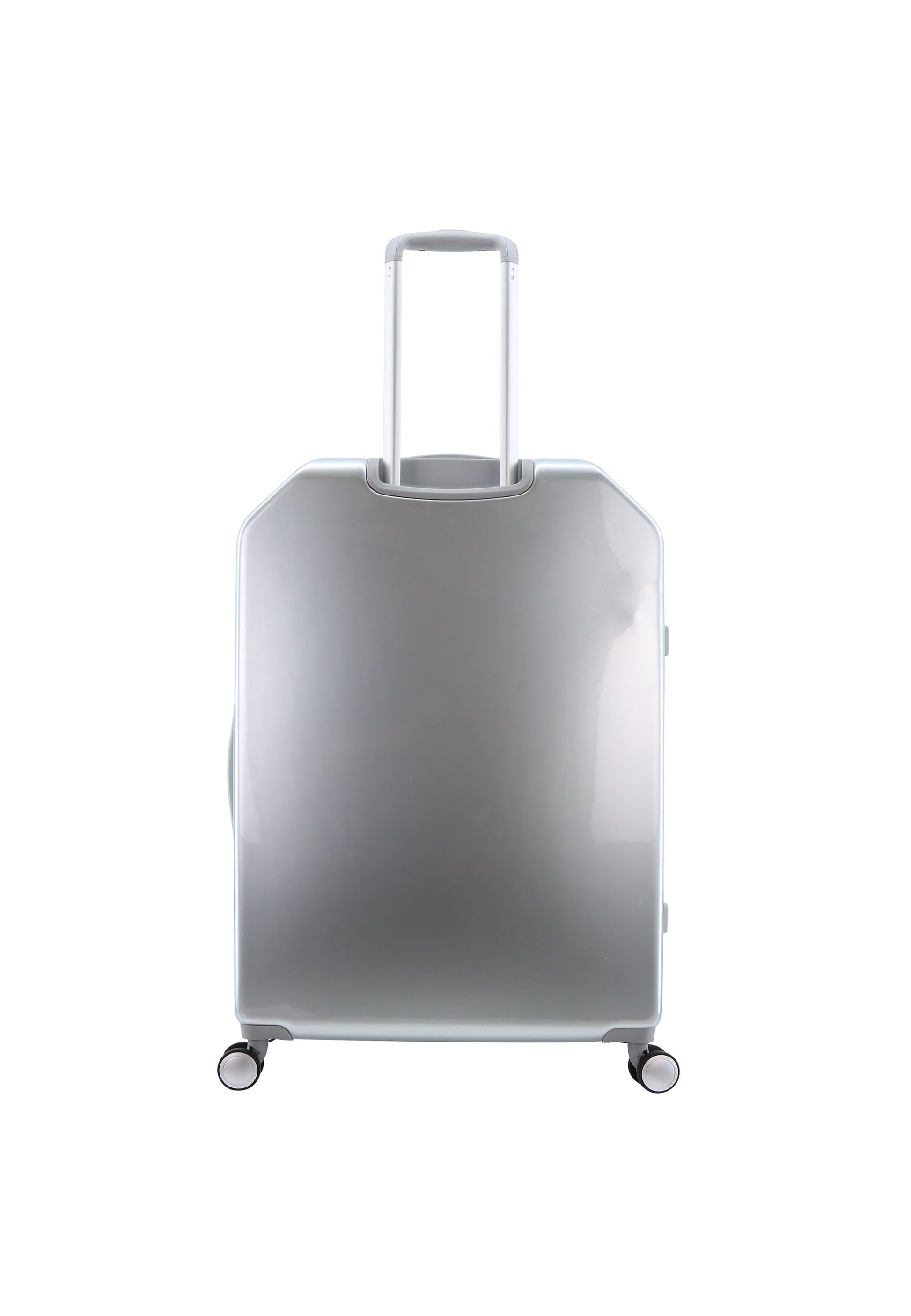 ELLE - Diamond Hartschalen-Kofferset / Trolley-Set / Reisekofferset - (S/M/L) - Silber