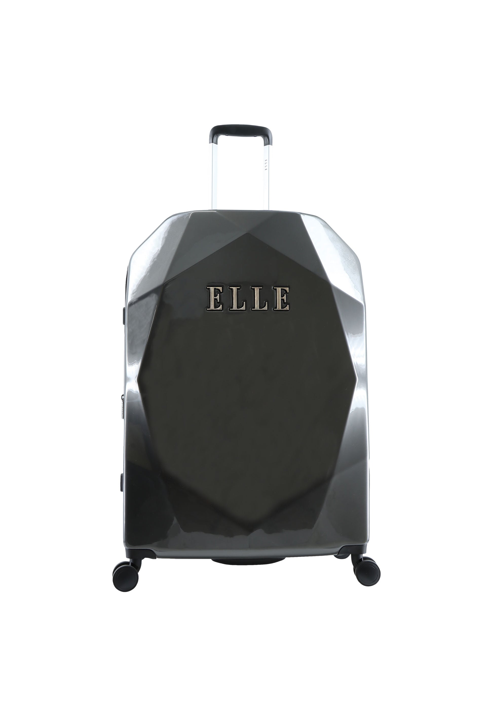 ELLE - Diamond Hartschalenkoffer / Trolley / Reisekoffer - 76,5 cm - (Large) - Anthrazit