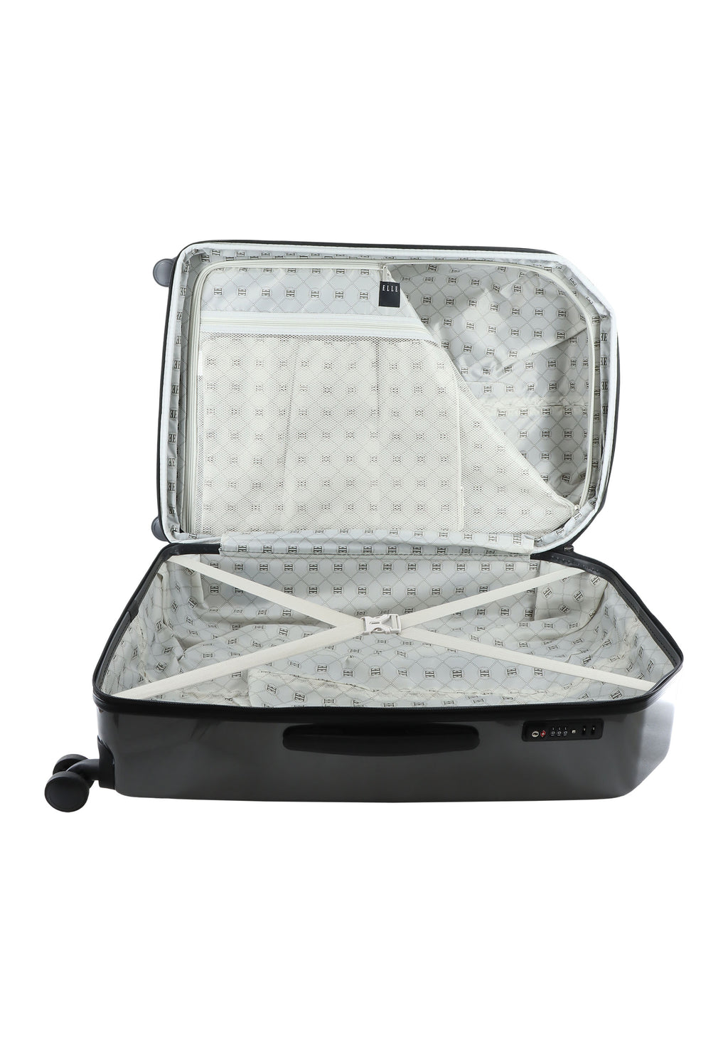 ELLE - Diamond Hartschalenkoffer / Trolley / Reisekoffer - 76,5 cm - (Large) - Anthrazit