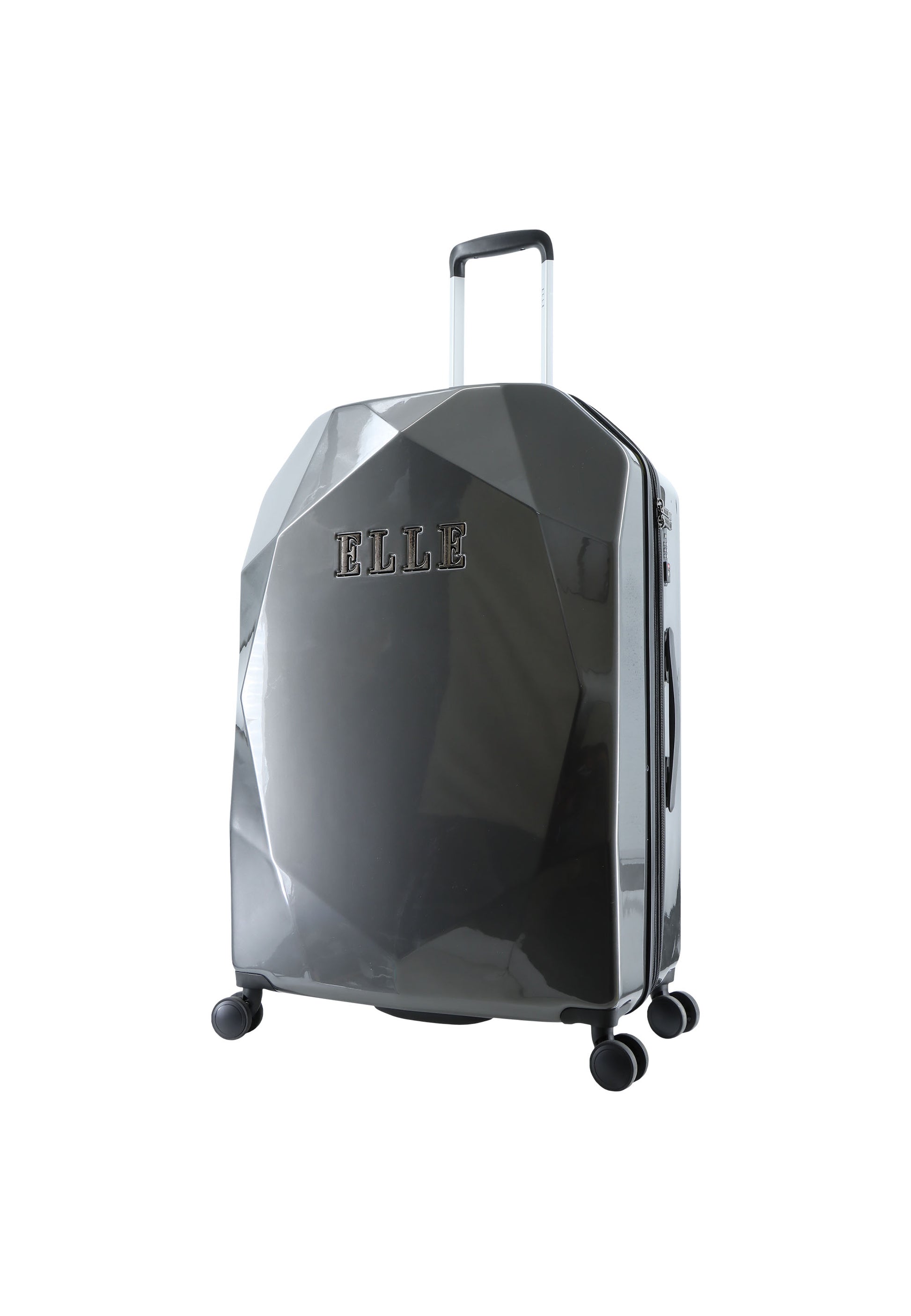 ELLE - Diamond Hartschalenkoffer / Trolley / Reisekoffer - 76,5 cm - (Large) - Anthrazit