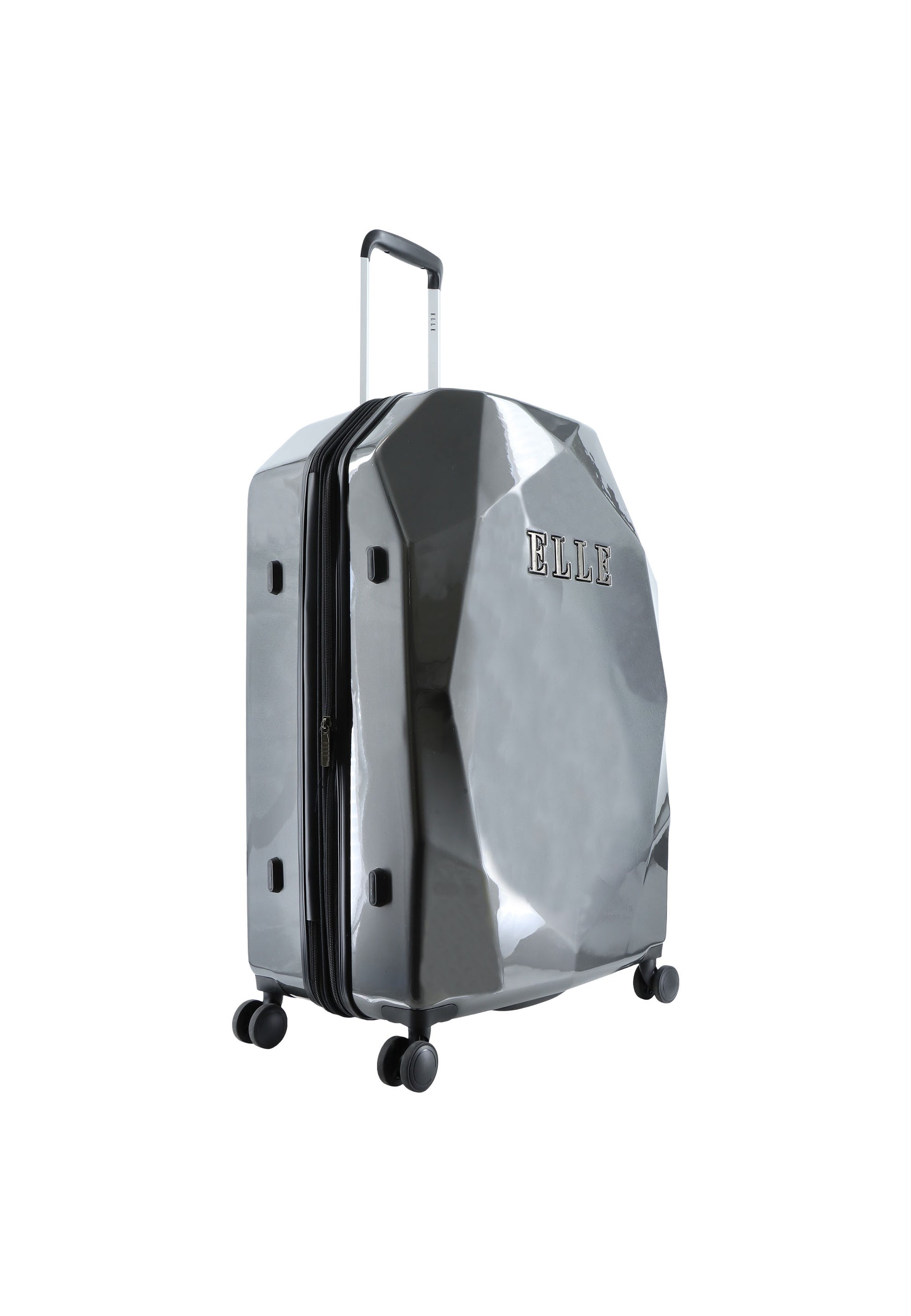 ELLE - Diamond Hartschalenkoffer / Trolley / Reisekoffer - 76,5 cm - (Large) - Anthrazit