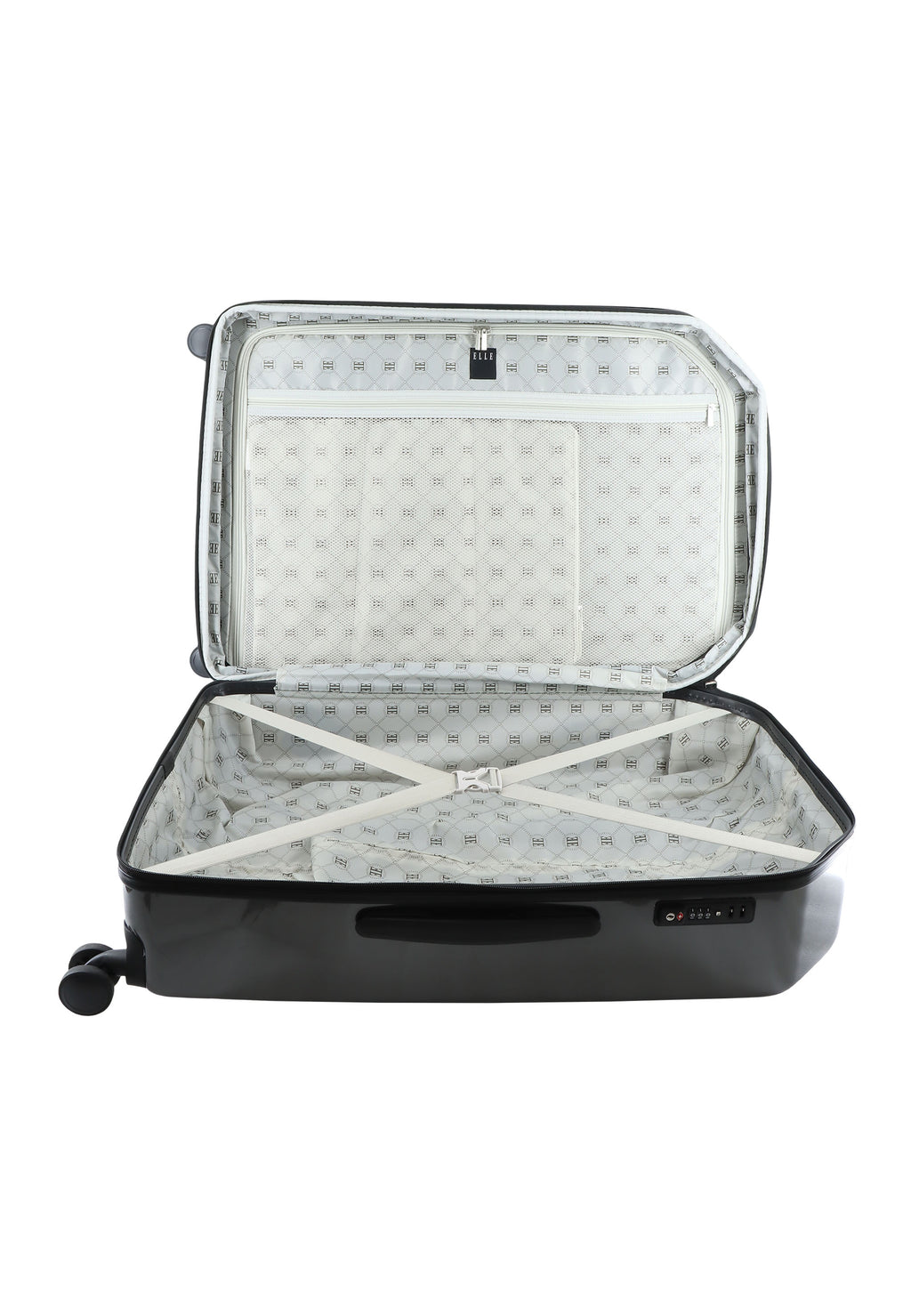 ELLE - Diamond Hartschalenkoffer / Trolley / Reisekoffer - 76,5 cm - (Large) - Anthrazit