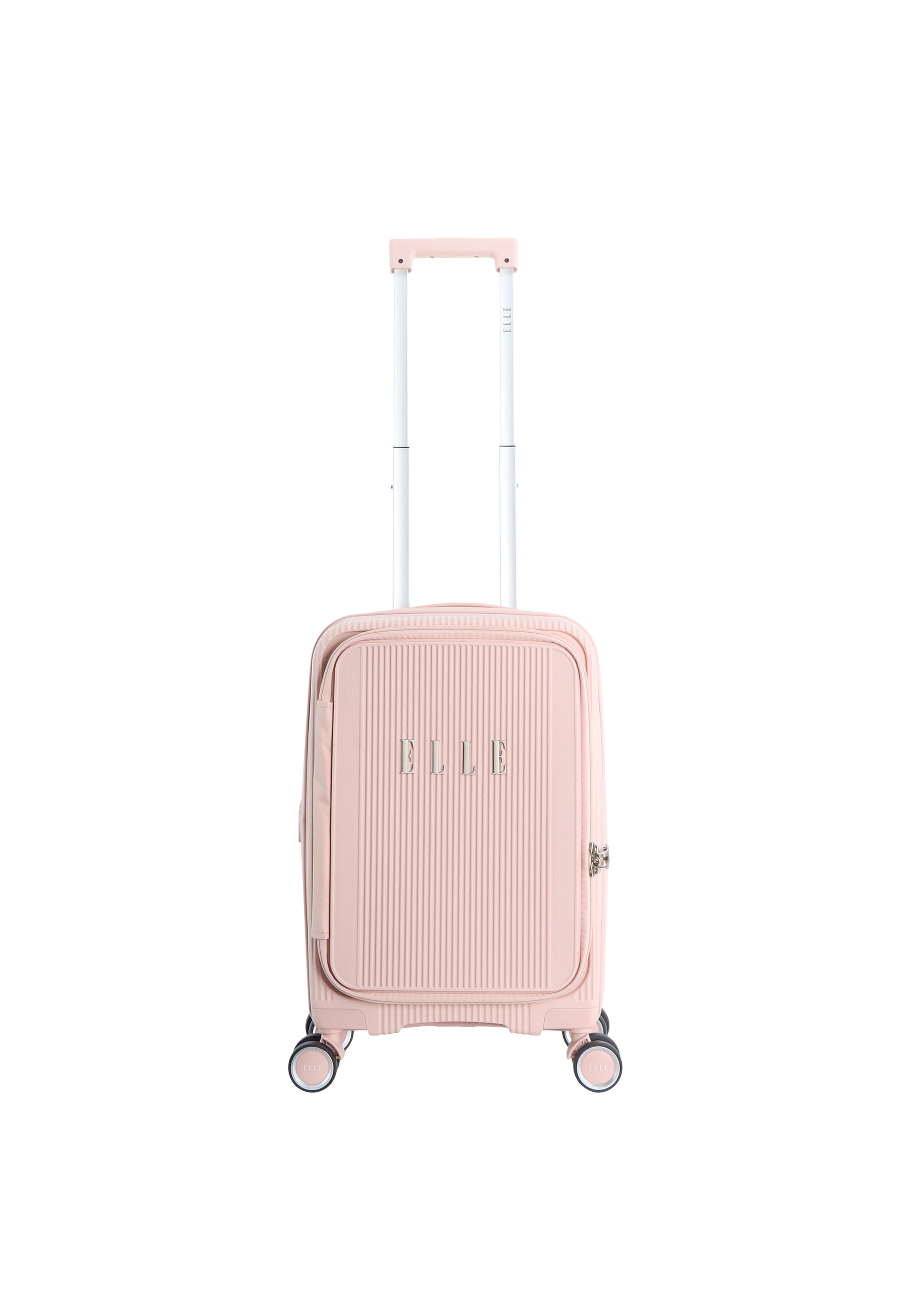 ELLE Da'Vine Hartschalenkoffer / Trolley / Reisekoffer Rosa