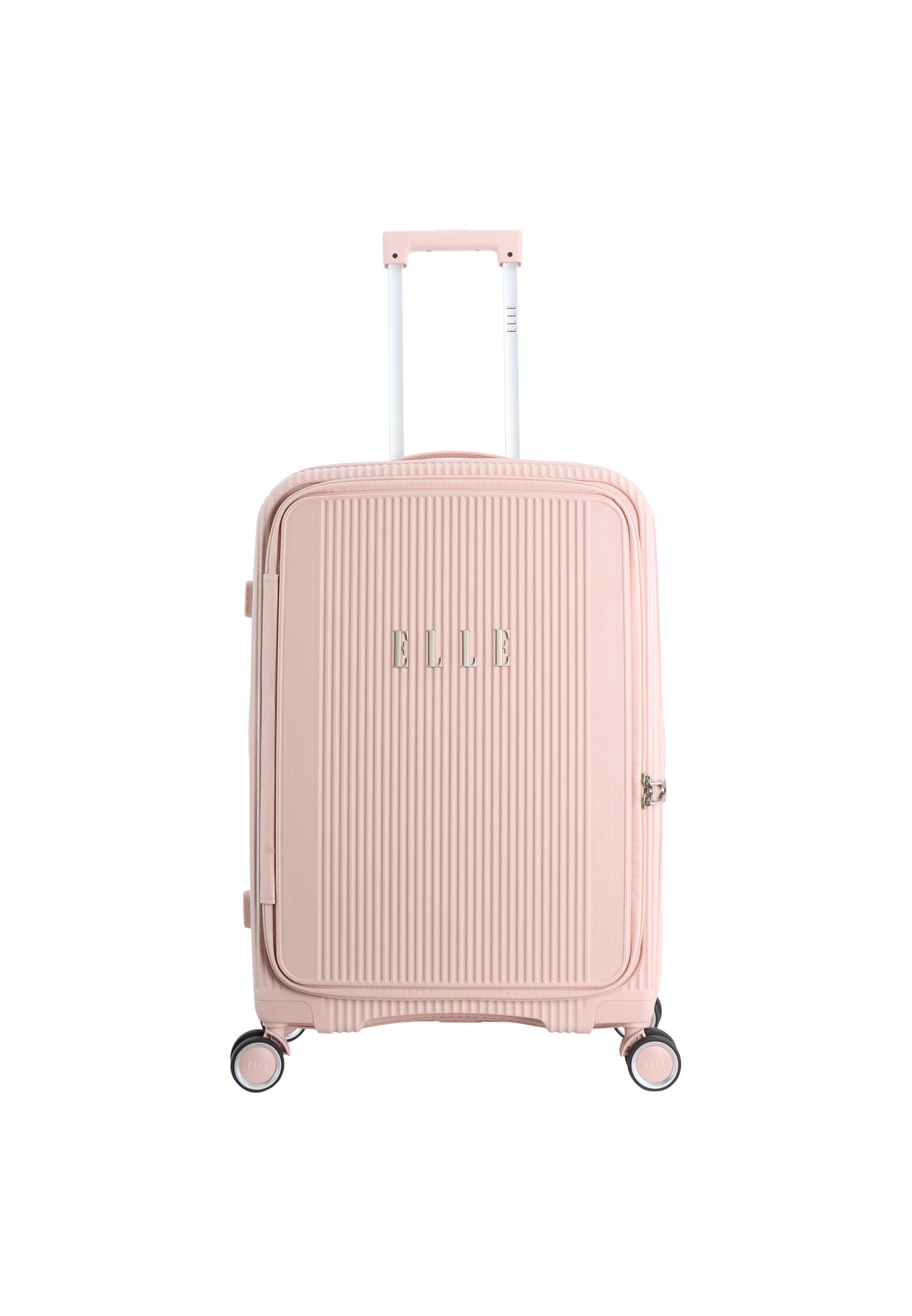 ELLE Da'Vine Hartschalenkoffer / Trolley / Reisekoffer Rosa