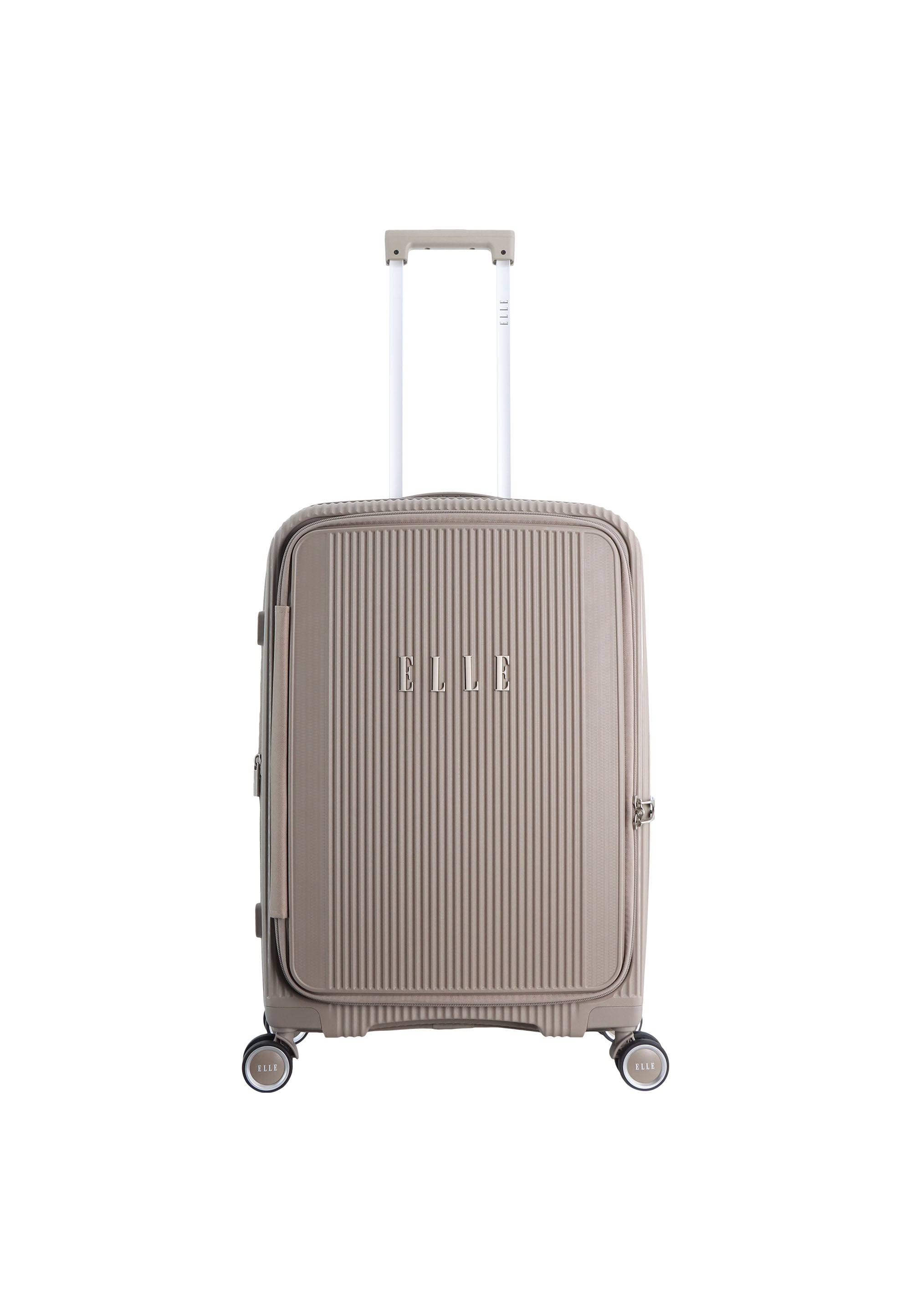 ELLE Da'Vine Hartschalenkoffer / Trolley / Reisekoffer Mud