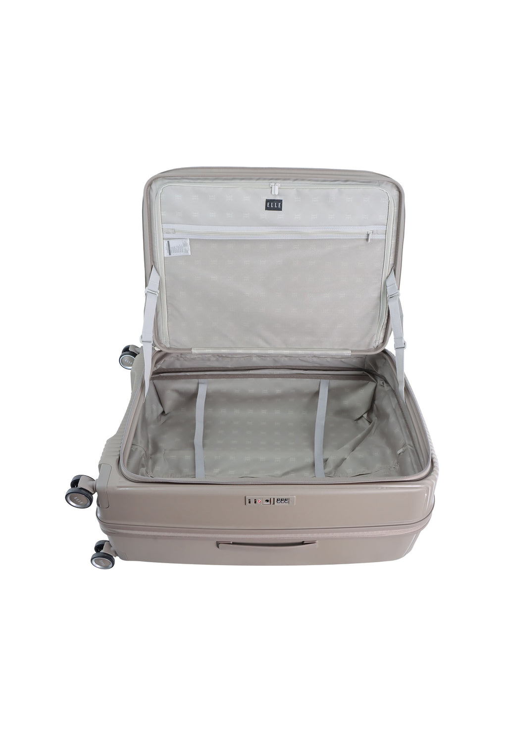 ELLE Da'Vine Hartschalenkoffer / Trolley / Reisekoffer Mud