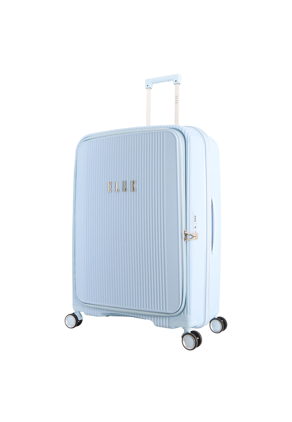 ELLE Da'Vine Hartschalenkoffer / Trolley / Reisekoffer Hellblau