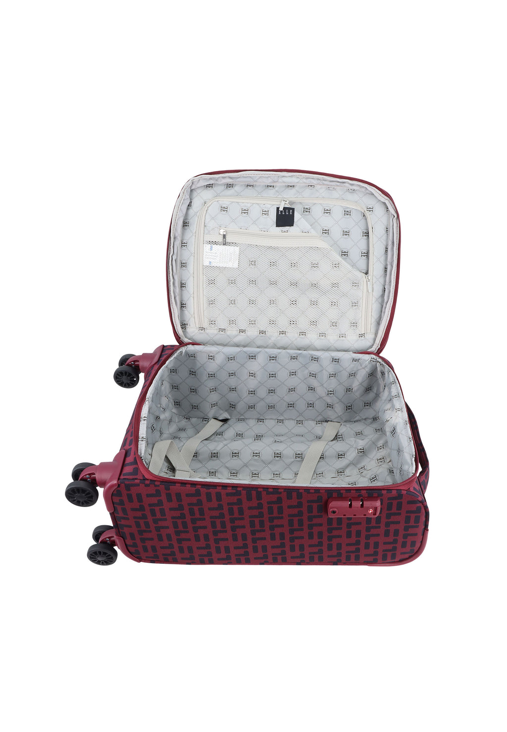 ELLE - Couture Handgepäck Weichschalenkoffer / Trolley / Reisekoffer - 56 cm - (Small)