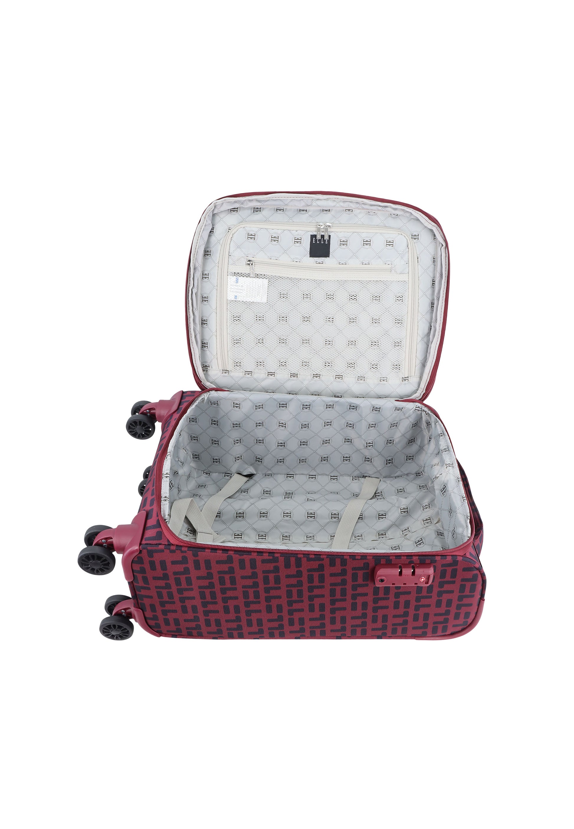ELLE - Couture Handgepäck Weichschalenkoffer / Trolley / Reisekoffer - 56 cm - (Small)