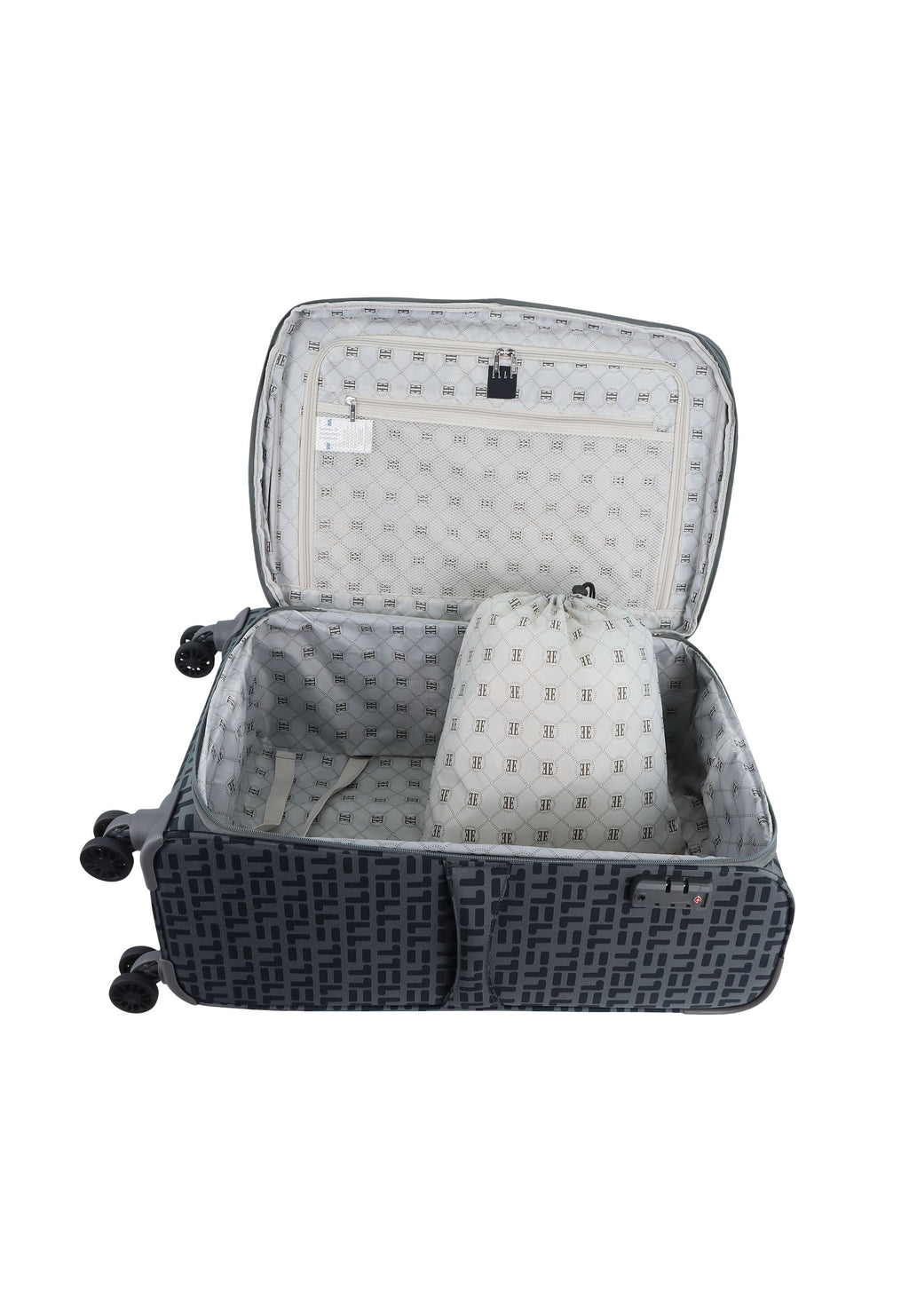 ELLE - Couture Weichschalenkoffer / Trolley / Reisekoffer - 69 cm - (Medium)