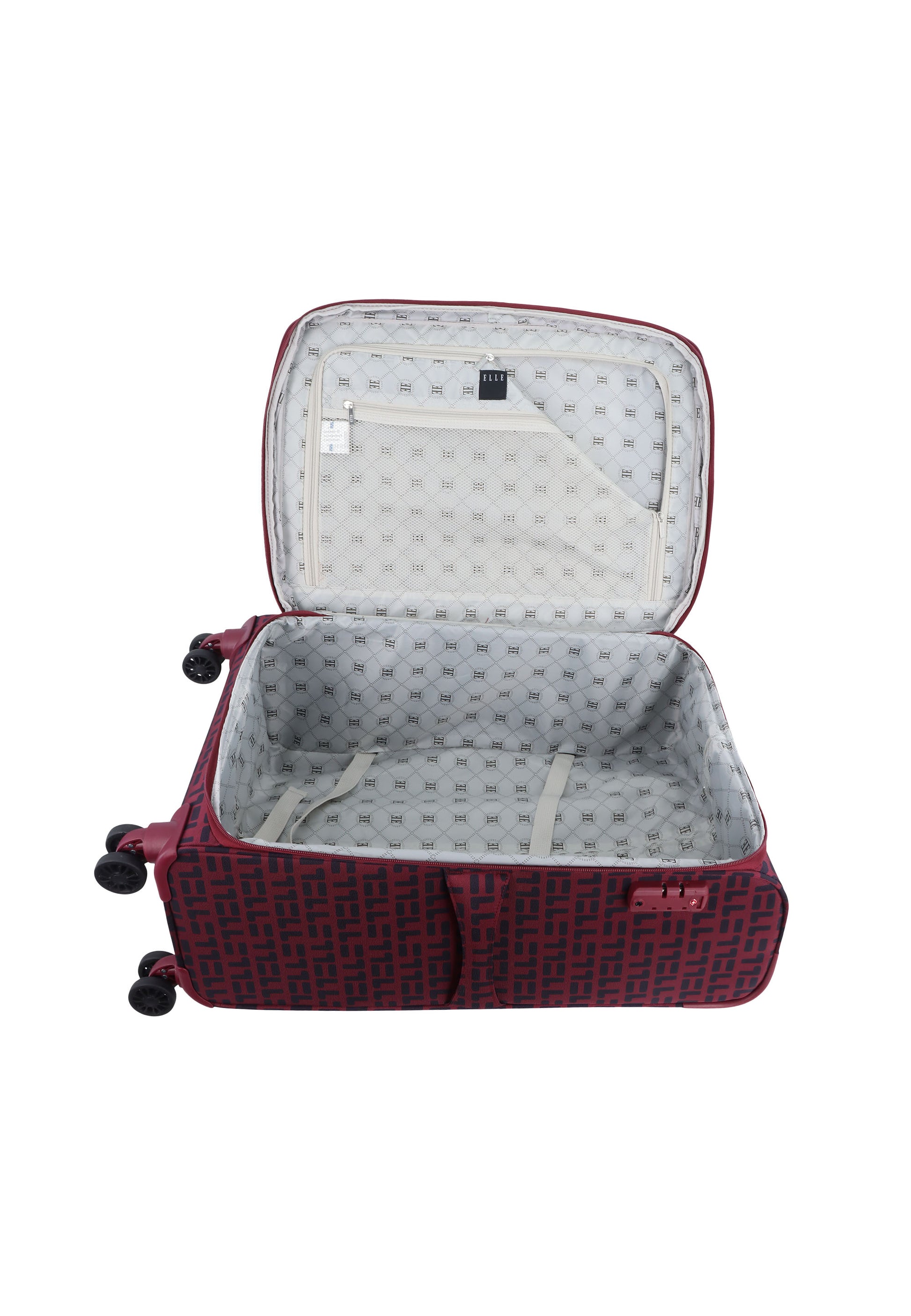 ELLE - Couture Weichschalenkoffer / Trolley / Reisekoffer - 69 cm - (Medium)