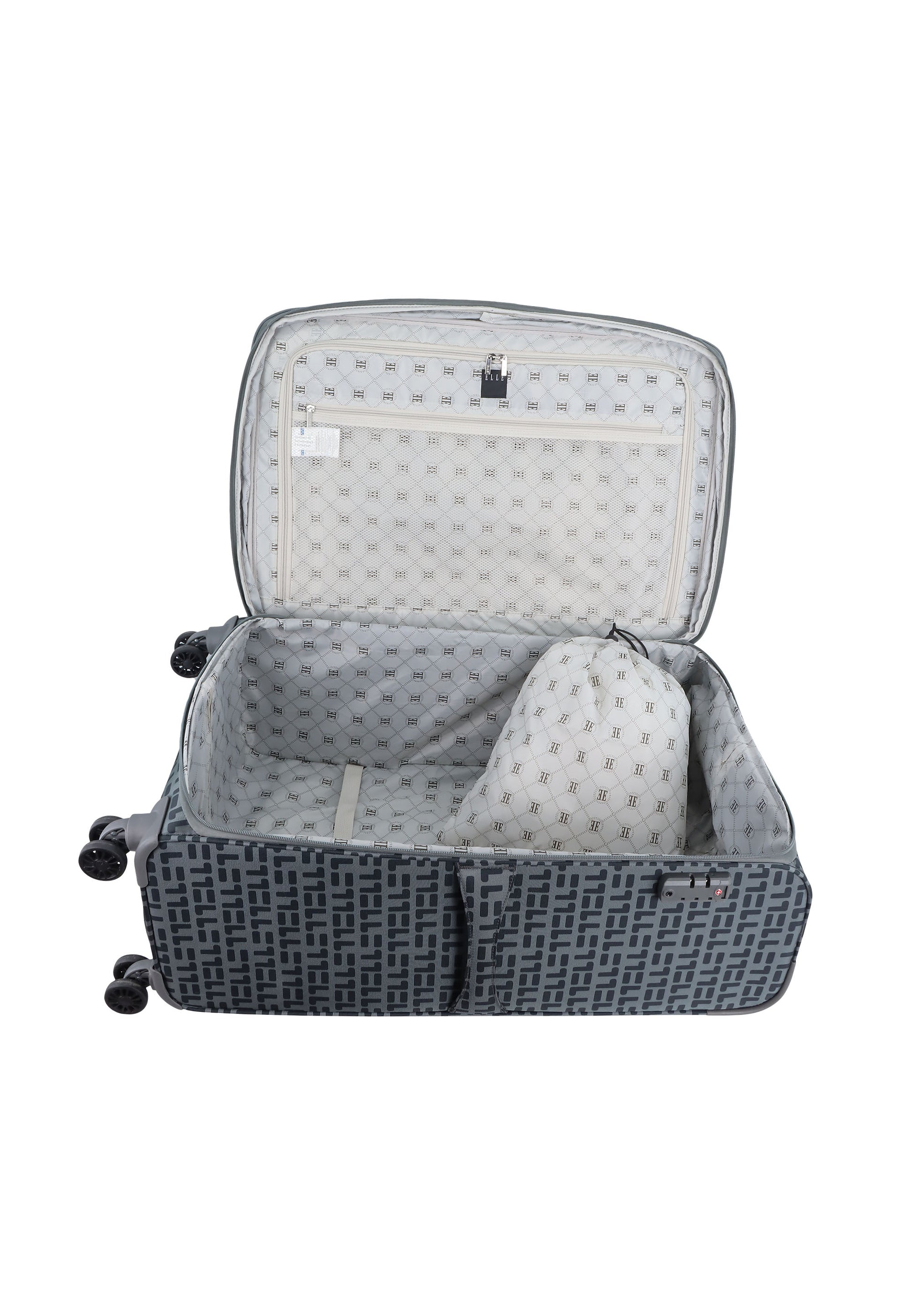 ELLE - Couture Weichschalenkoffer / Trolley / Reisekoffer - 76,5 cm - (Large)