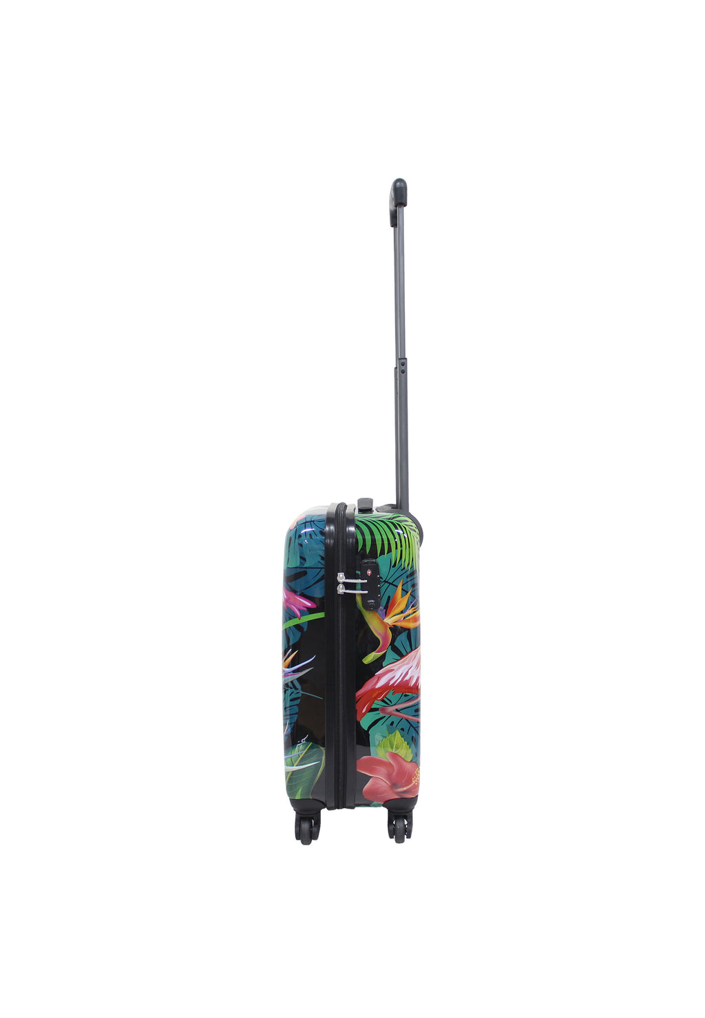 Saxoline - Flamingo Handgepäck Hartschalenkoffer / Trolley / Reisekoffer - 54 cm - (Small)