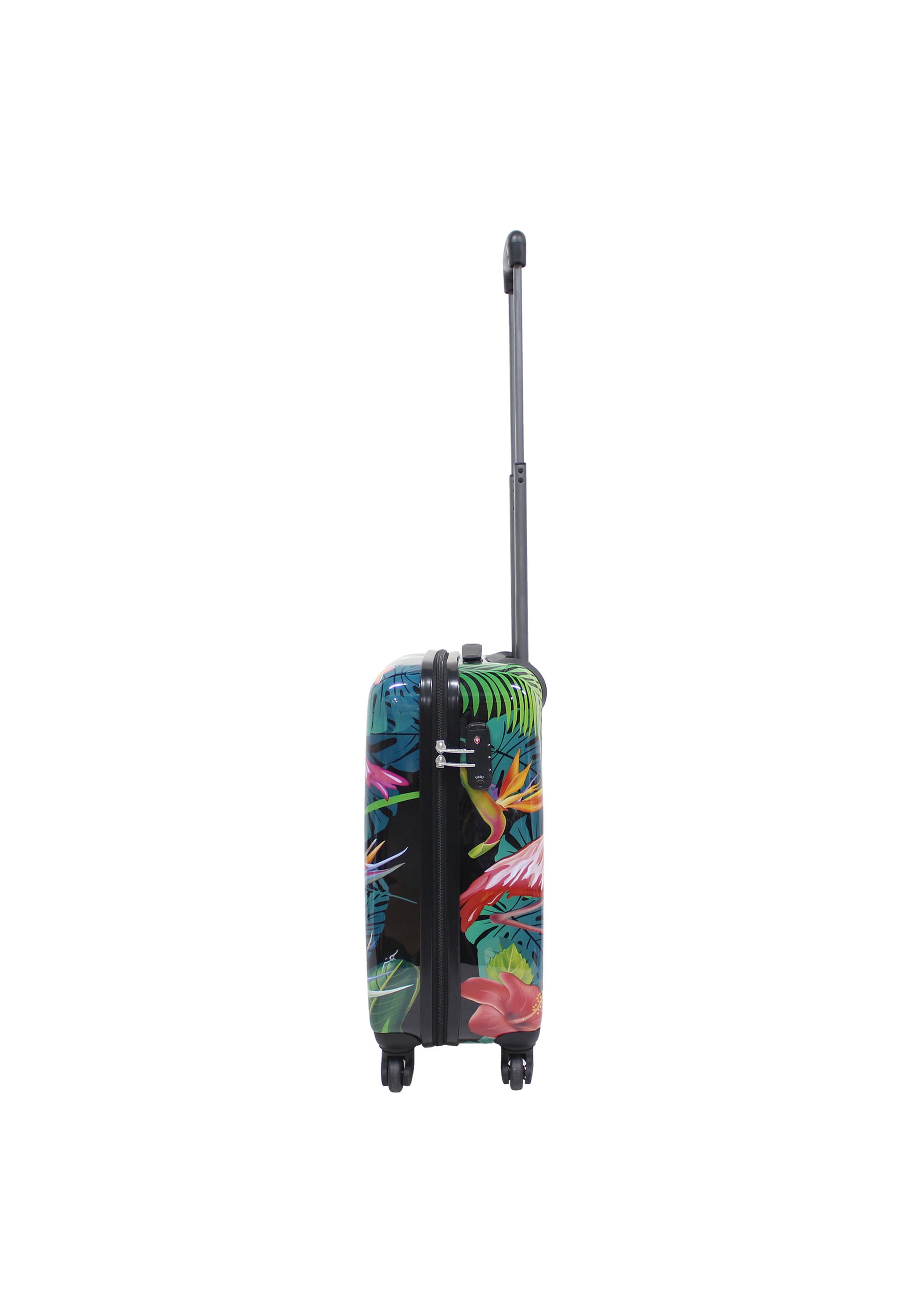 Saxoline - Flamingo Handgepäck Hartschalenkoffer / Trolley / Reisekoffer - 54 cm - (Small)