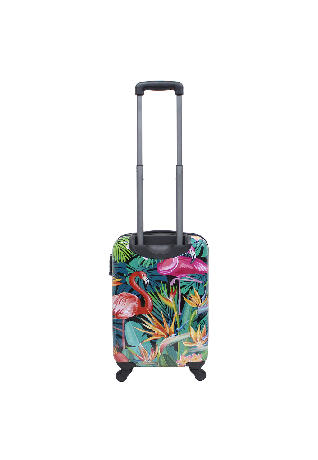 Saxoline - Flamingo Handgepäck Hartschalenkoffer / Trolley / Reisekoffer - 54 cm - (Small)