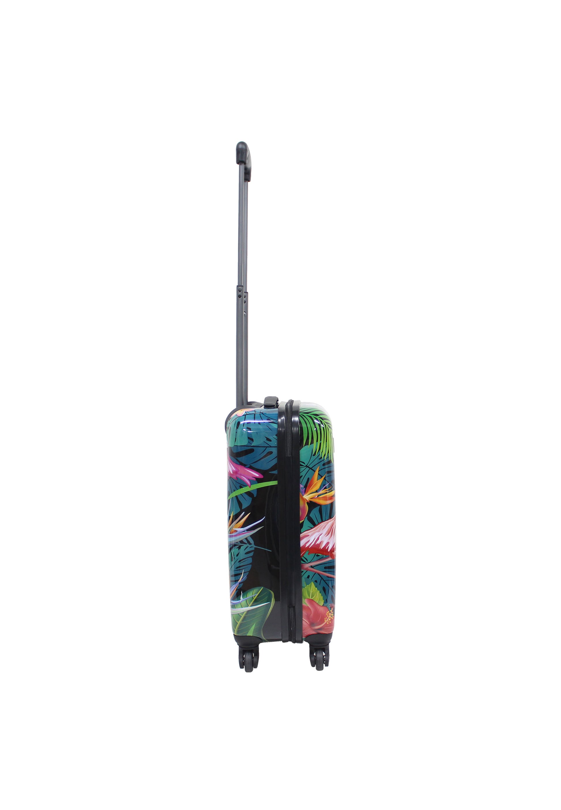 Saxoline - Flamingo Handgepäck Hartschalenkoffer / Trolley / Reisekoffer - 54 cm - (Small)