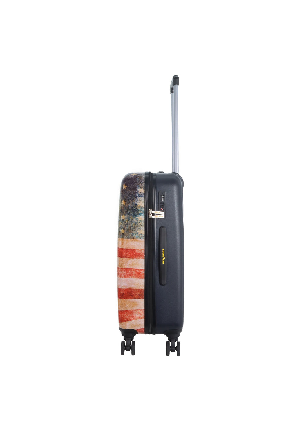 Goodyear Authentic Hartschalenkoffer 67 cm - Medium - Bedruckt – Produktansicht 3