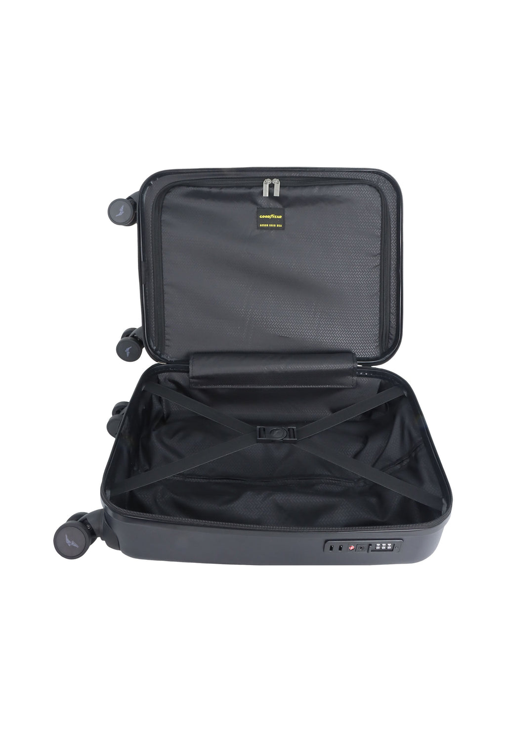 Goodyear Authentic Hartschalen-Handgepäckkoffer 54 cm - Small - Bedruckt – Produktansicht 10