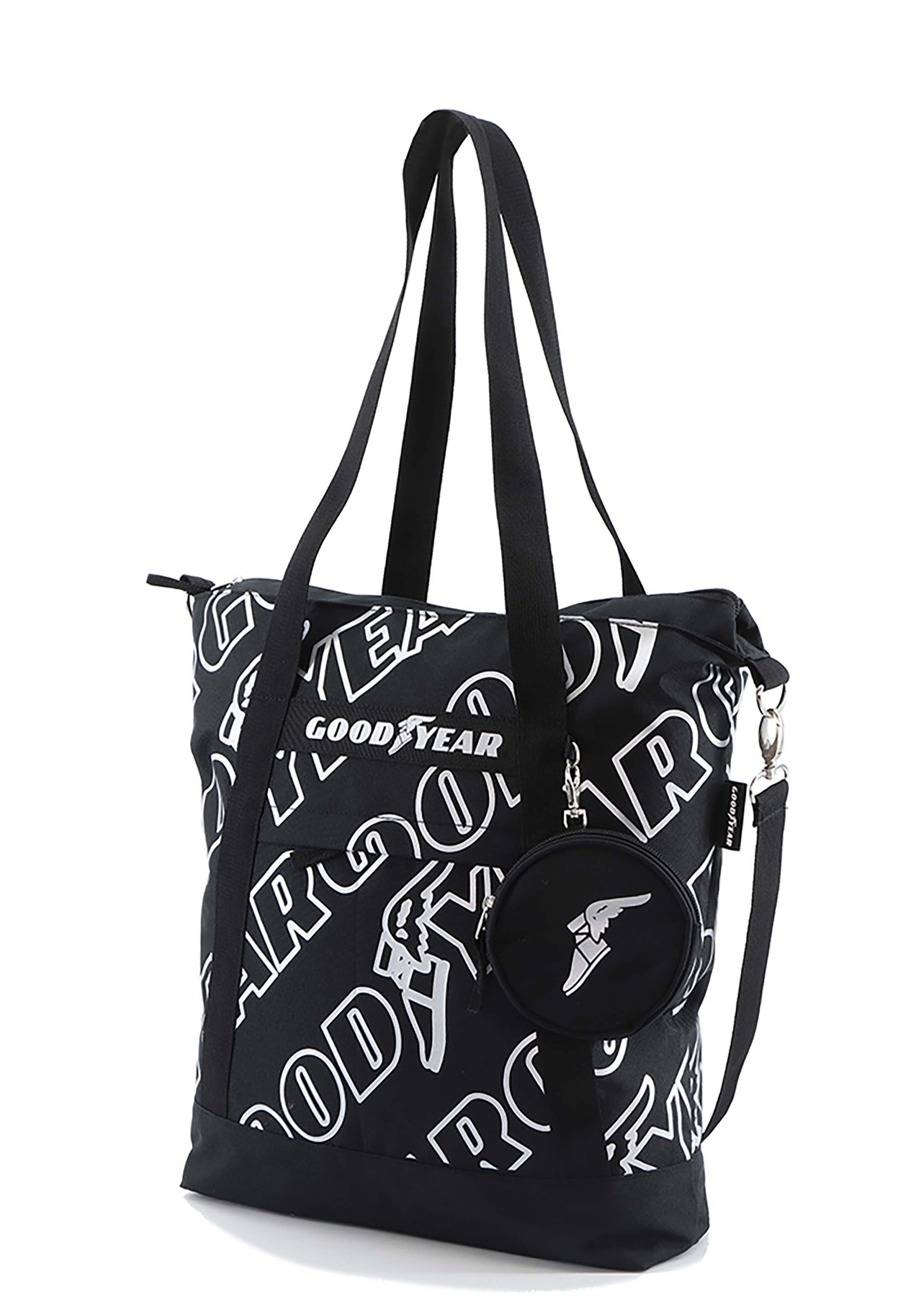 Goodyear RPET  Shopper Handtasche / Einkauftasche Schwarz