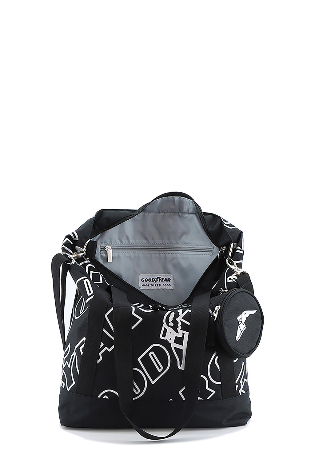 Goodyear RPET  Shopper Handtasche / Einkauftasche Schwarz