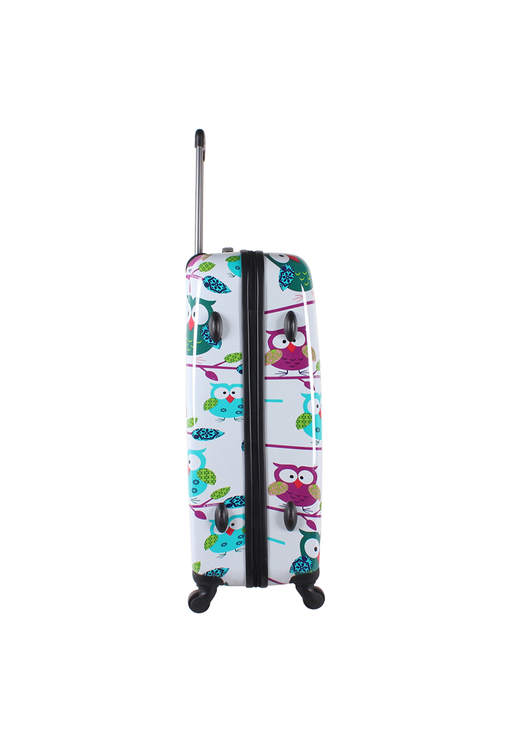 Saxoline - Eulen Hartschalenkoffer / Trolley / Reisekoffer - 77 cm - (Large)