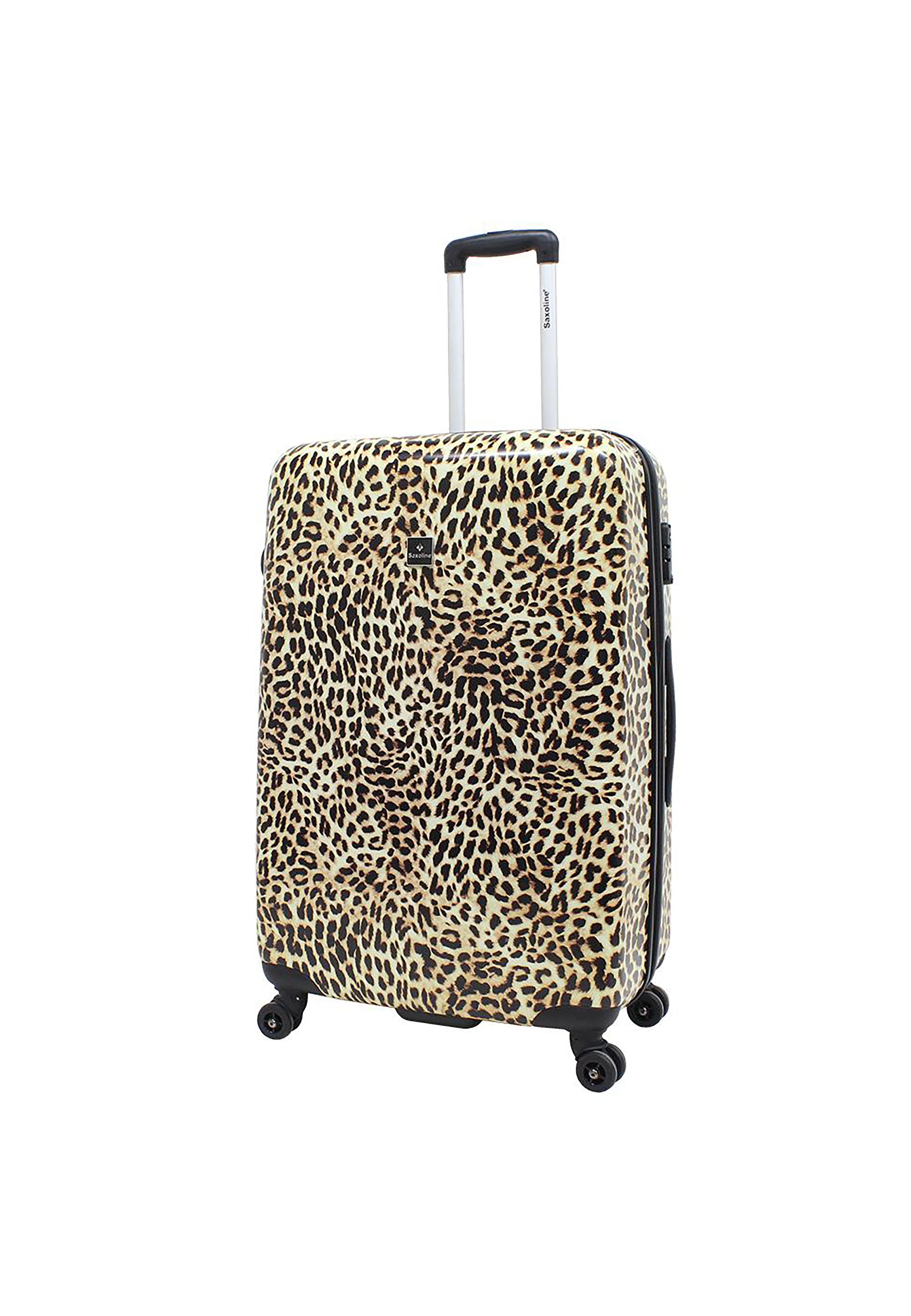 Saxoline - Leopard Hartschalenkoffer / Trolley / Reisekoffer - 76 cm - (Large)