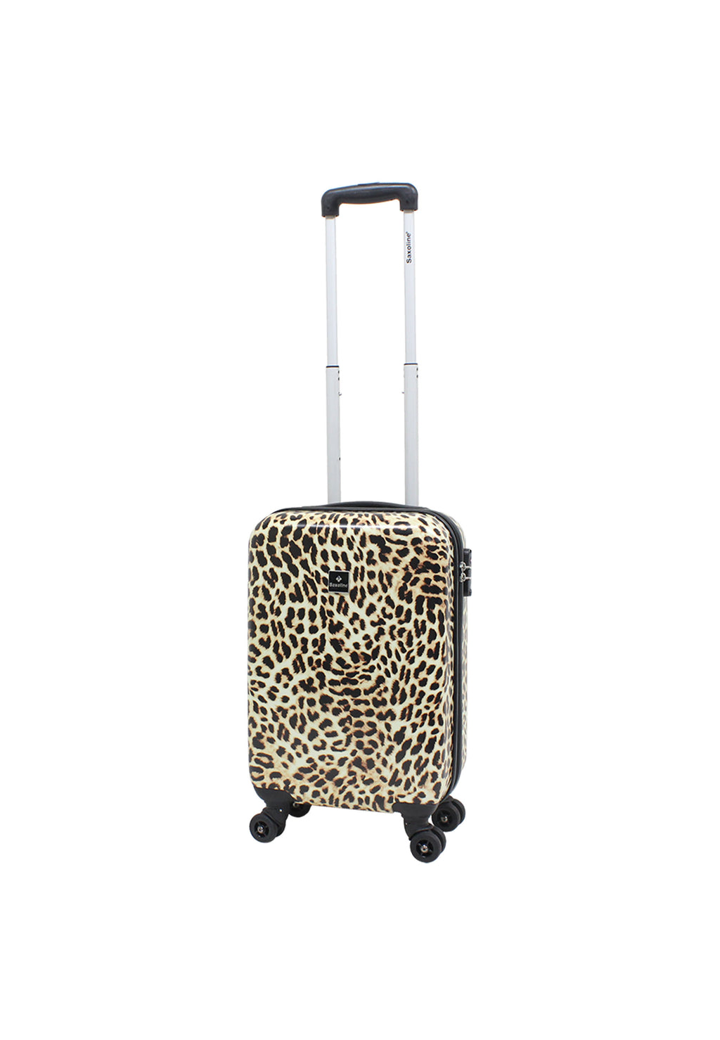 Saxoline - Leopard Handgepäck Hartschalenkoffer / Trolley / Reisekoffer - 55 cm - (Small)