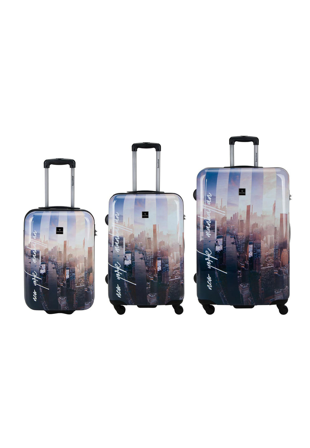 Saxoline - Manhattan Hartschalen-Kofferset / Trolley-Set / Reisekofferset - (S/M/L)