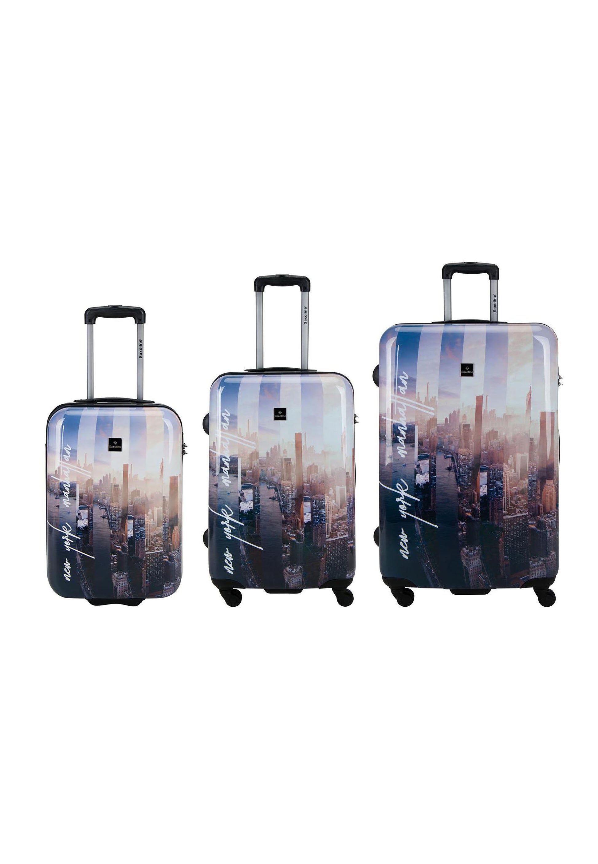 Saxoline - Manhattan Hartschalen-Kofferset / Trolley-Set / Reisekofferset - (S/M/L)