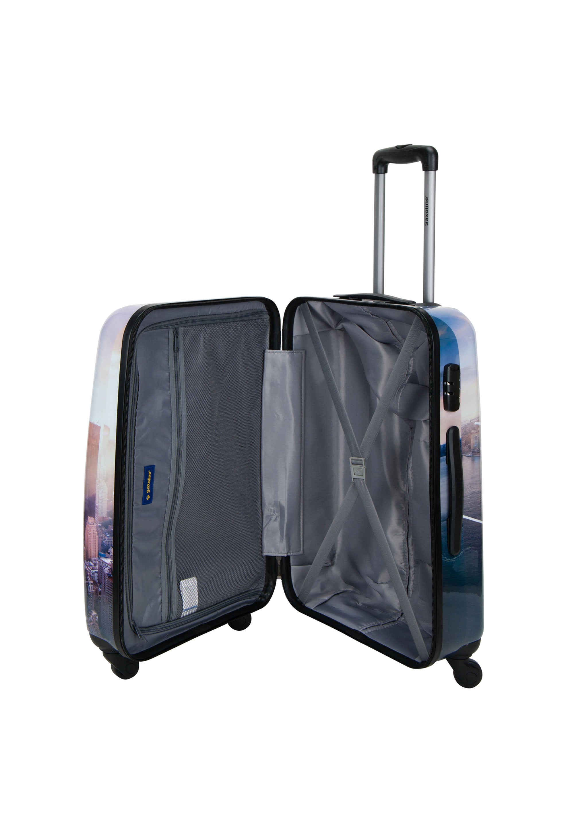 Saxoline - Manhattan Hartschalen-Kofferset / Trolley-Set / Reisekofferset - (S/M/L)