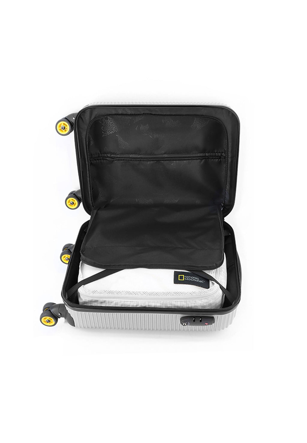 National Geographic Abroad Handgepäckkoffer 54 cm Small Silber – Produktansicht 10