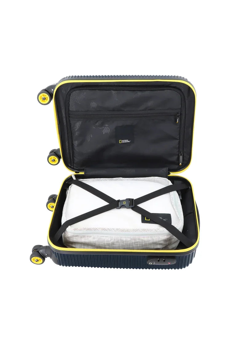 National Geographic Abroad Handgepäckkoffer 54 cm Small Marineblau – Produktansicht 6