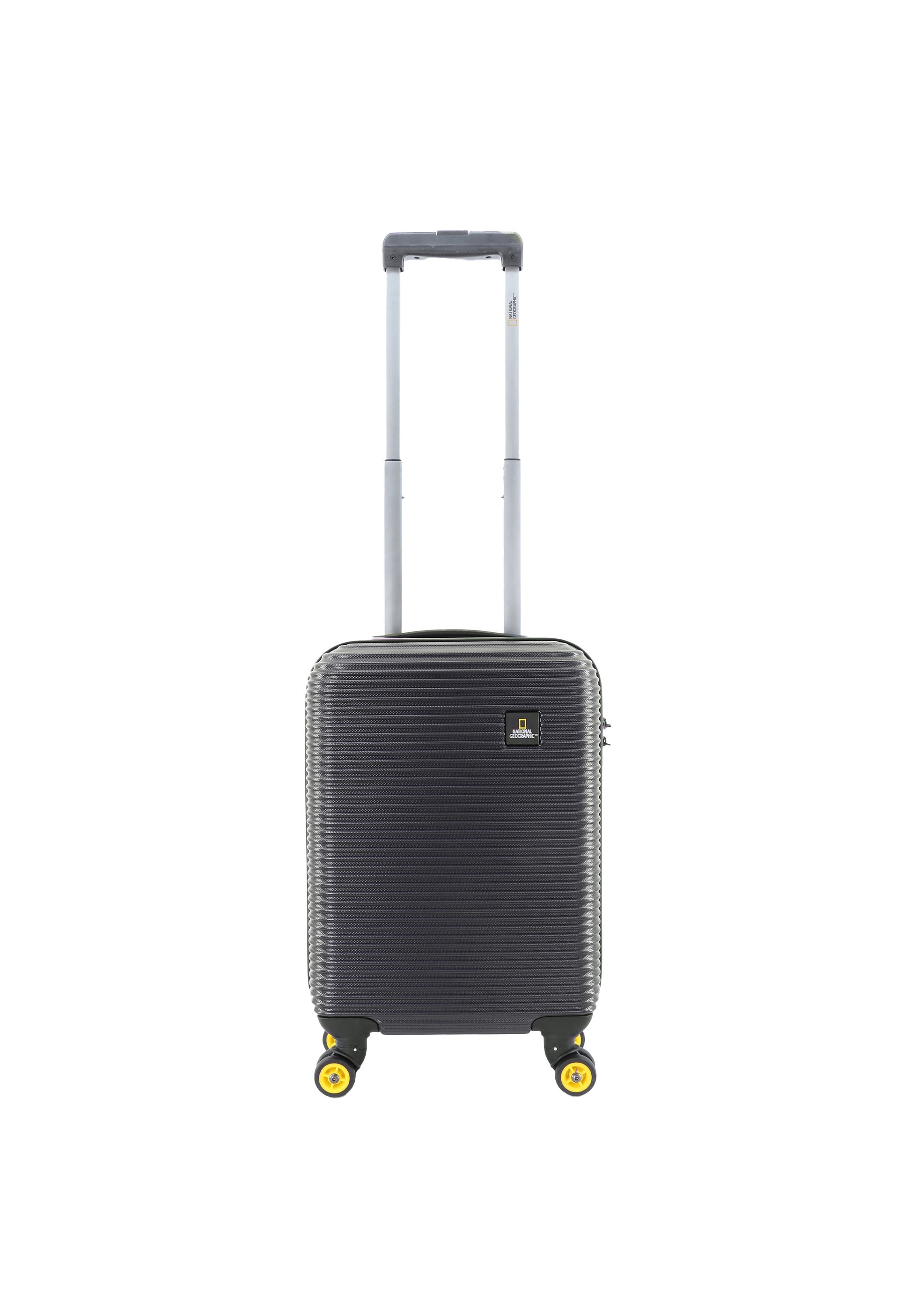 National Geographic - Abroad Handgepäck Hartschalenkoffer / Trolley / Reisekoffer - 54 cm - (Small) - Schwarz