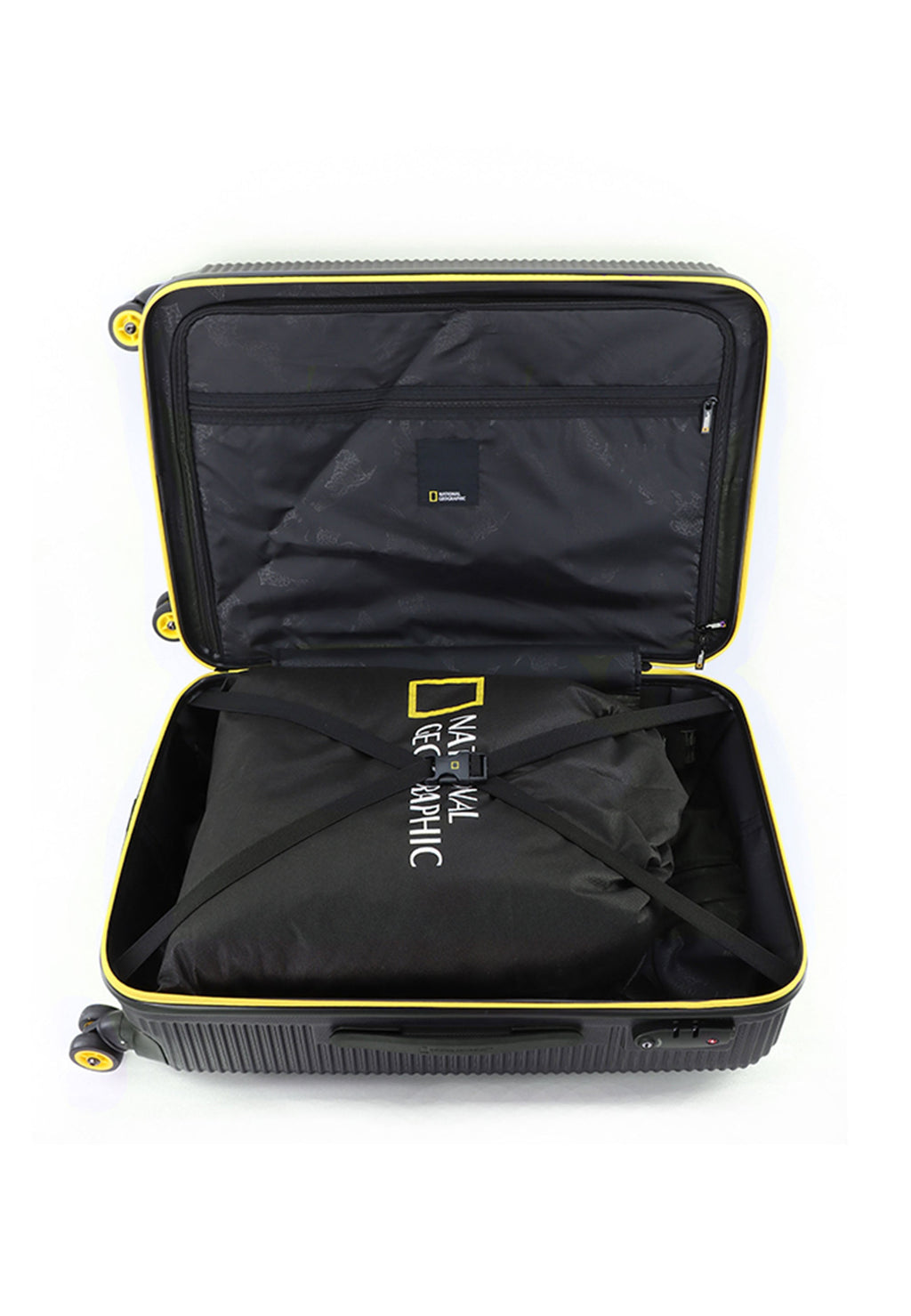 National Geographic Abroad Hartschalenkoffer 67 cm Medium Schwarz – Produktansicht 10
