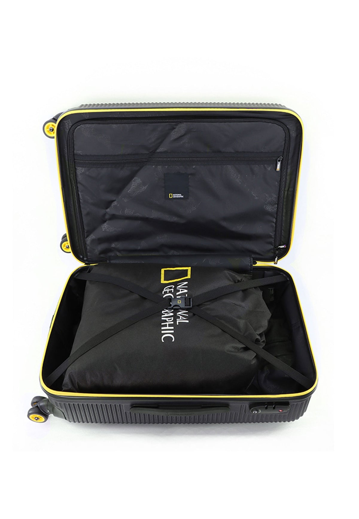 National Geographic Abroad Hartschalenkoffer 67 cm Medium Schwarz – Produktansicht 10