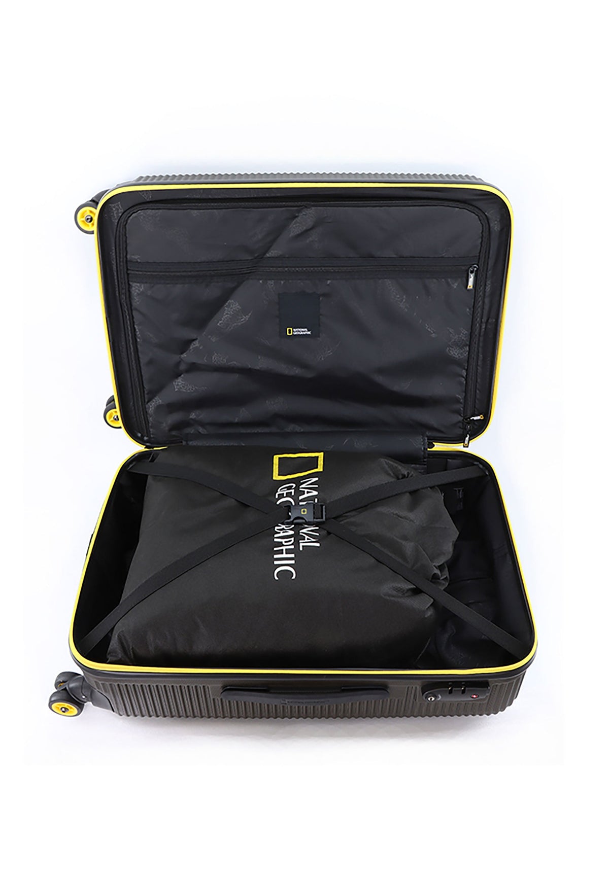 National Geographic Abroad Hartschalenkoffer 67 cm Medium Khaki – Produktansicht 9