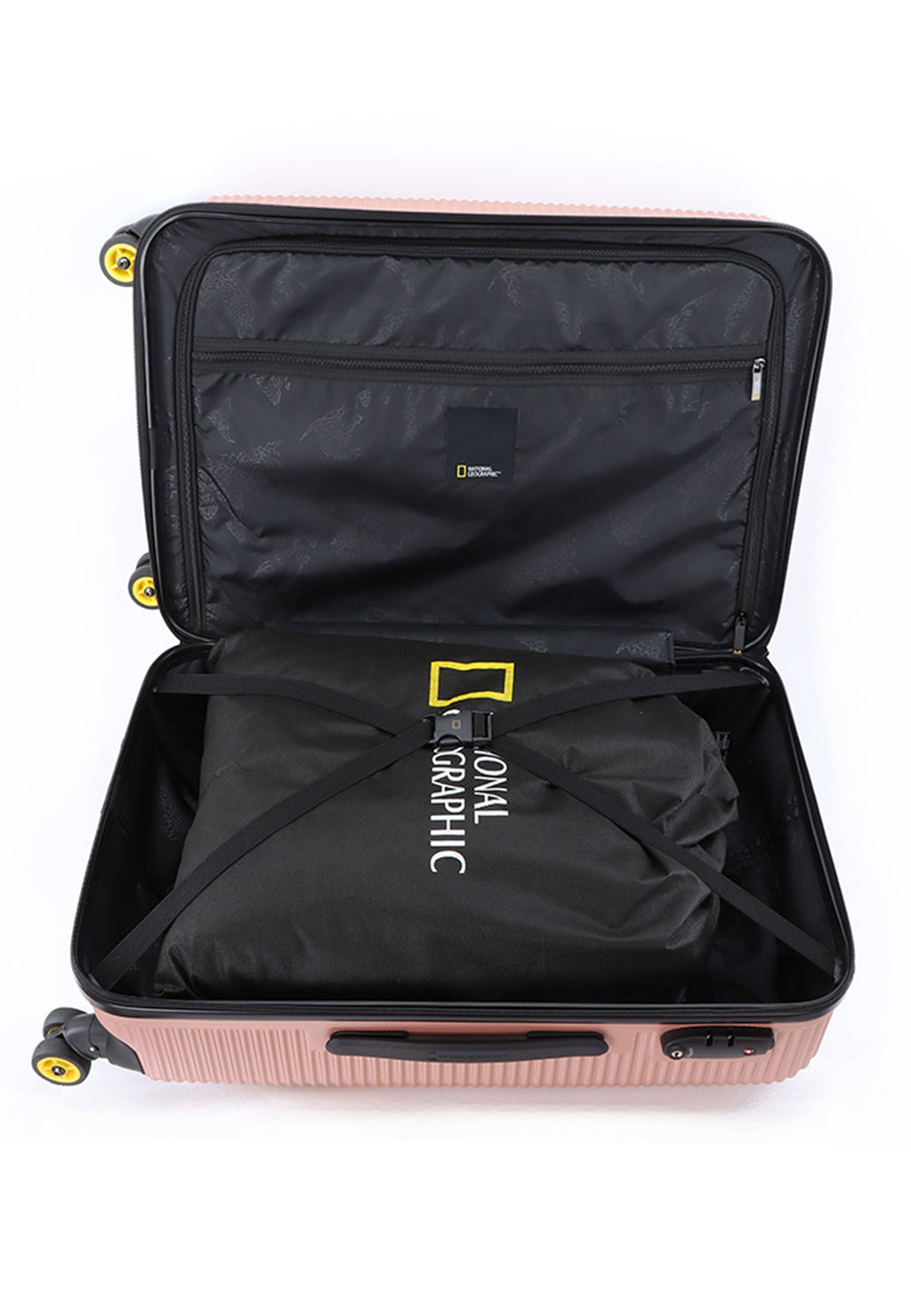National Geographic Abroad Hartschalenkoffer 67 cm Medium Roségold – Produktansicht 10