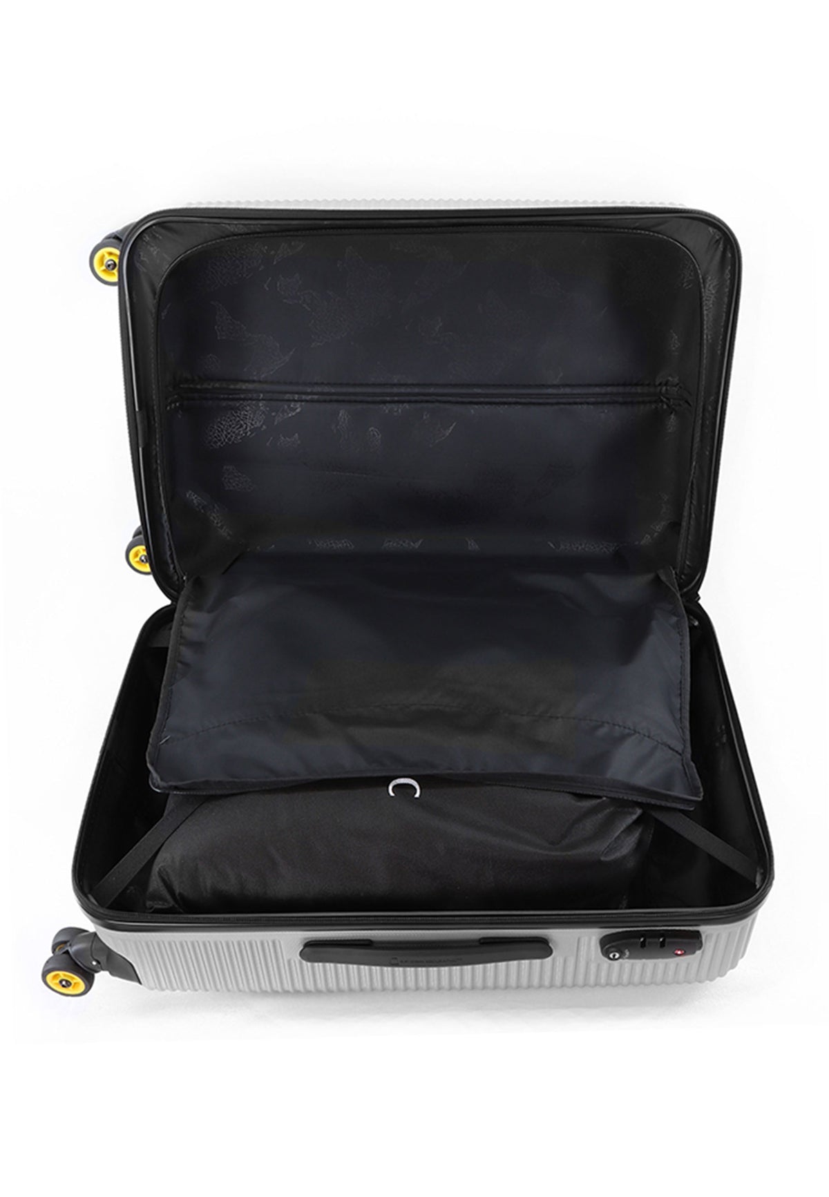National Geographic Abroad Hartschalenkoffer 67 cm Medium Silber – Produktansicht 11