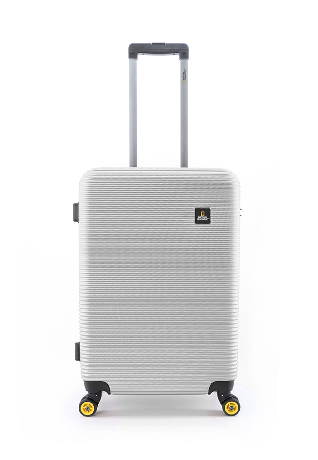 National Geographic Abroad Hartschalenkoffer 67 cm Medium Silber – Produktansicht 1