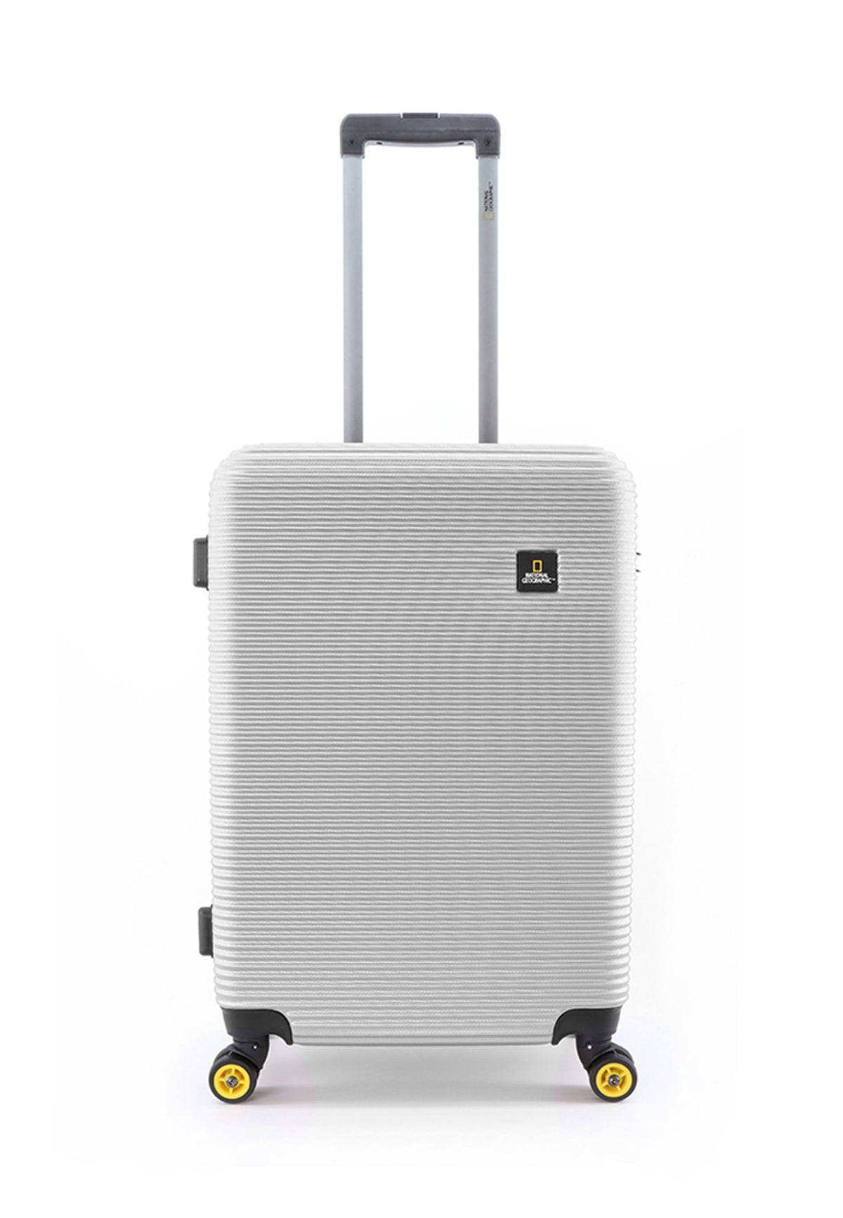National Geographic Abroad Hartschalenkoffer 67 cm Medium Silber – Produktansicht 1