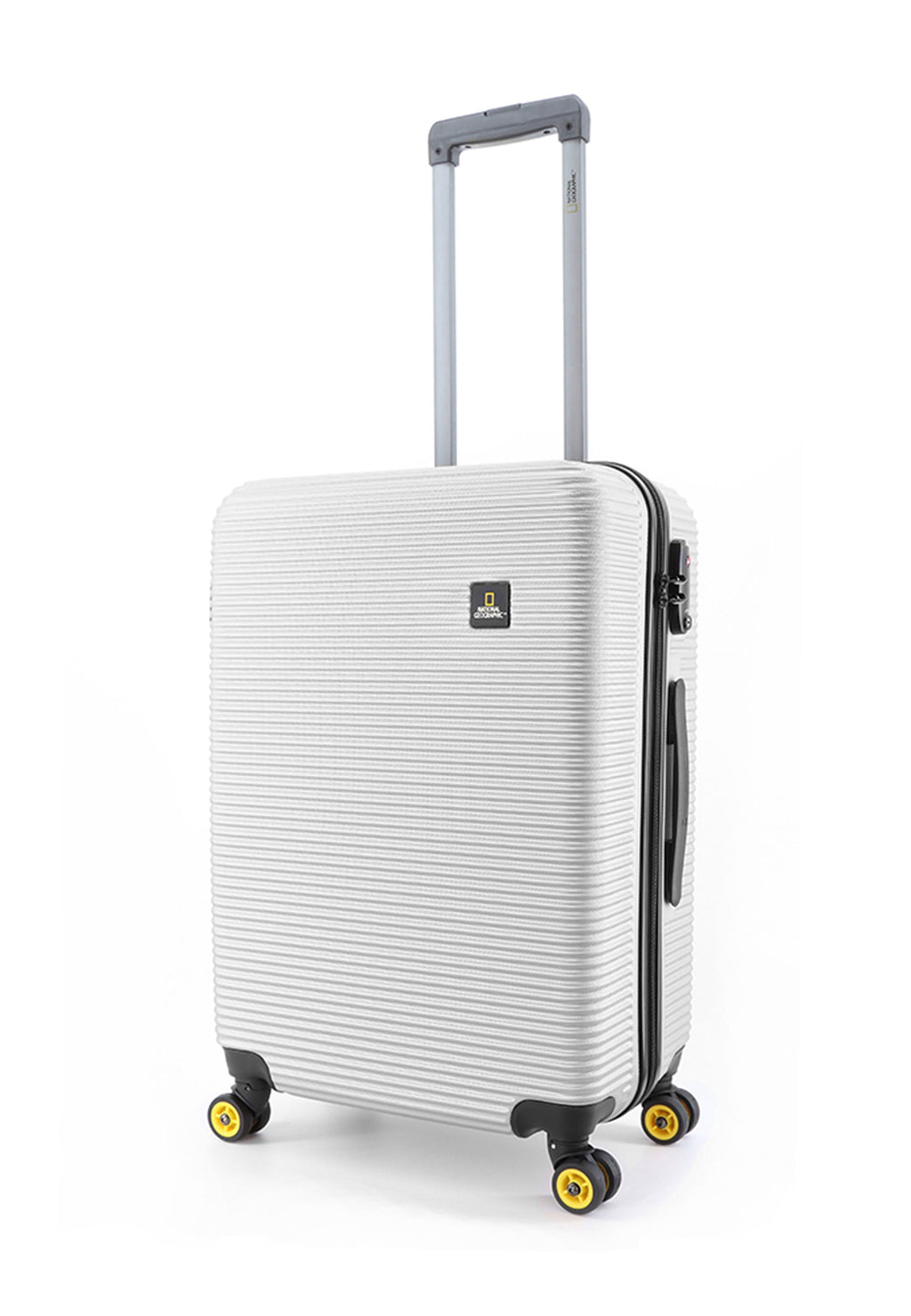 National Geographic Abroad Hartschalenkoffer 67 cm Medium Silber – Produktansicht 2