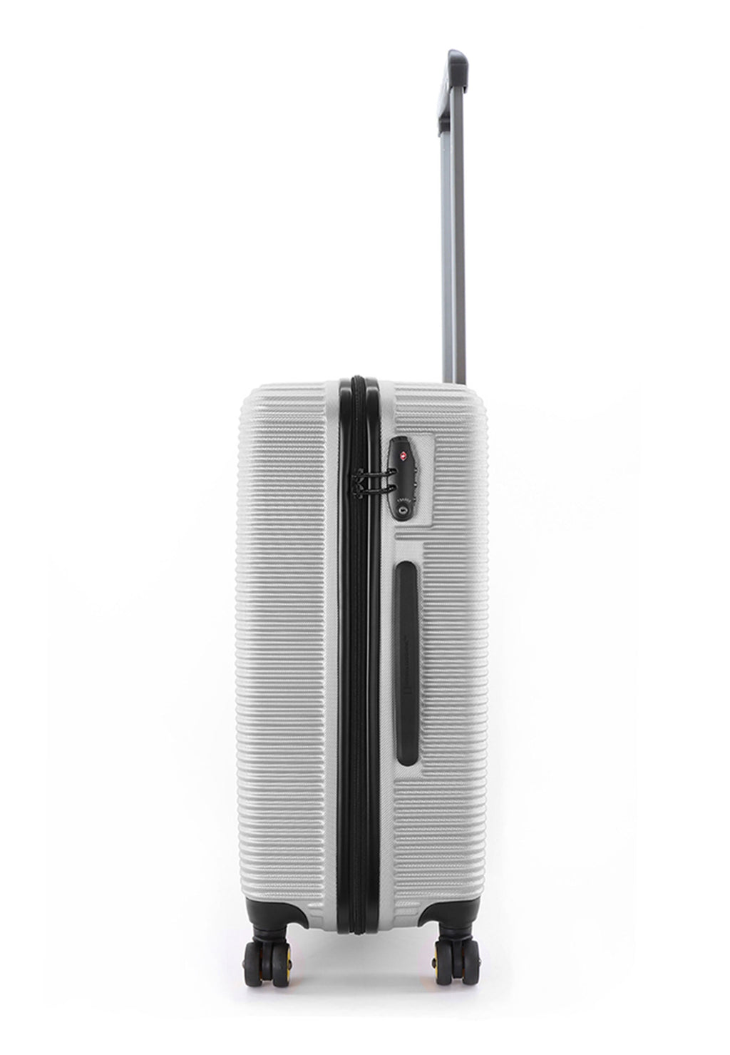 National Geographic Abroad Hartschalenkoffer 67 cm Medium Silber – Produktansicht 3